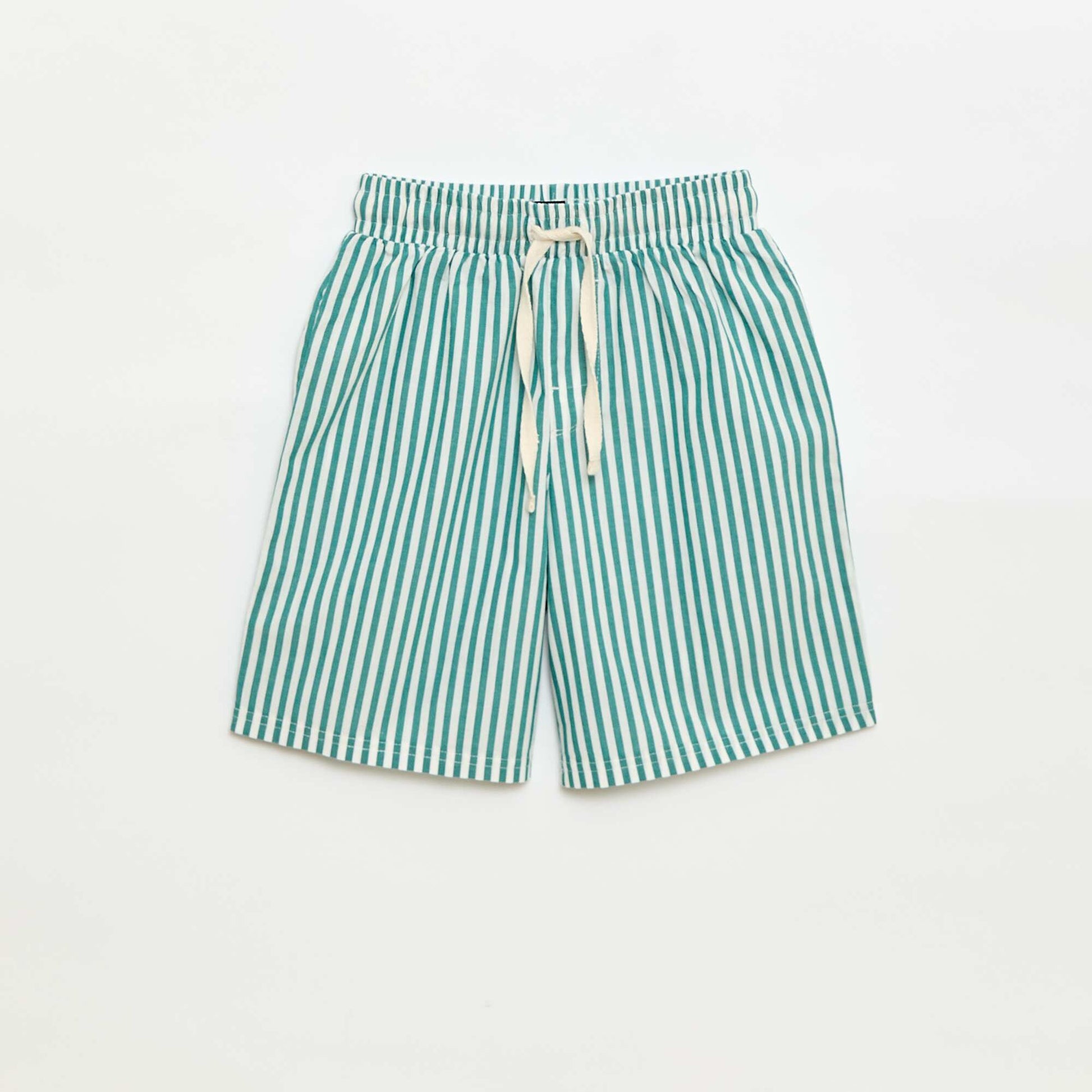 Short pajama set t-shirt + shorts - 2 pieces GREEN