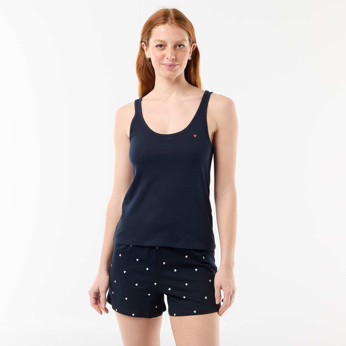 Printed short pyjamas - 2 pieces BLUE
