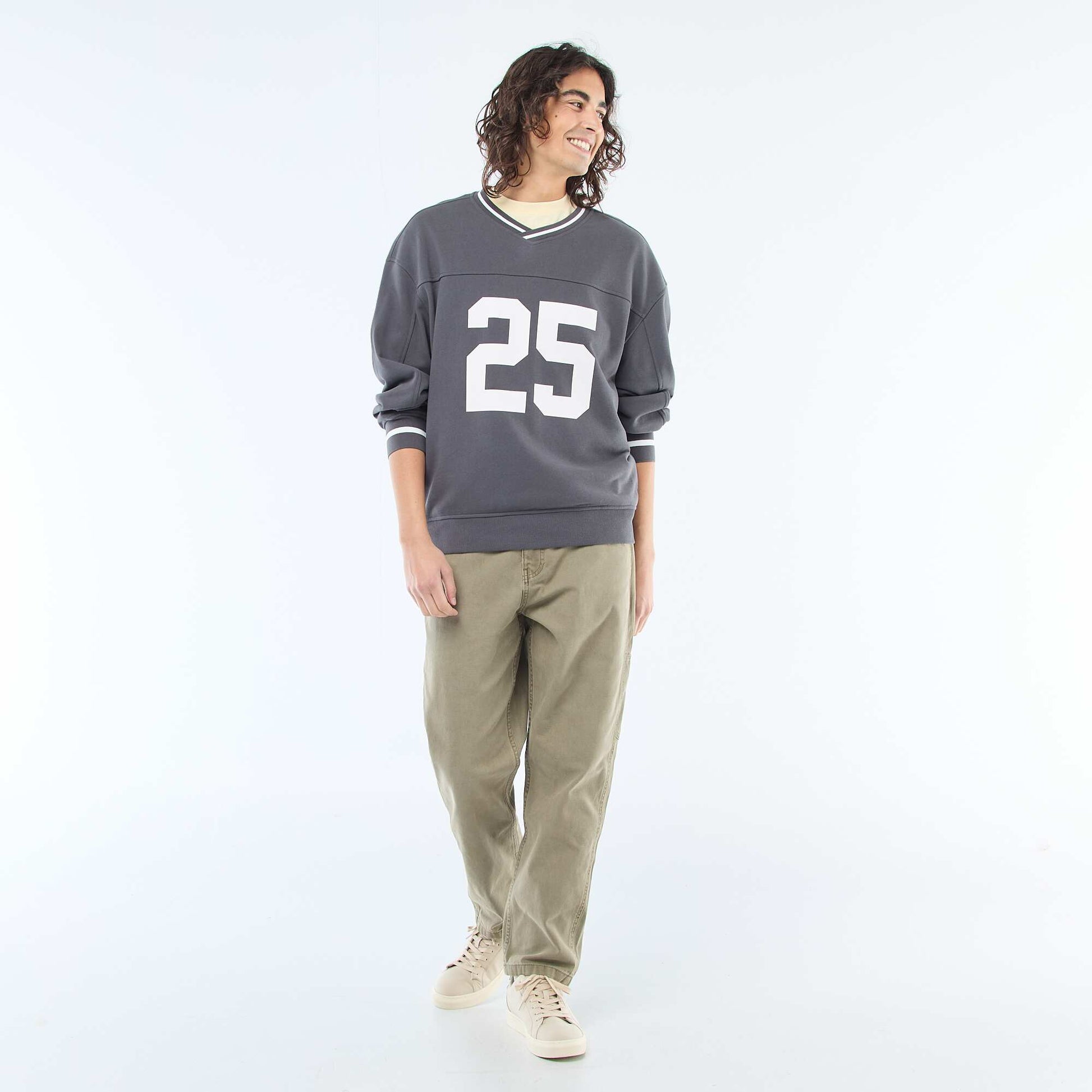 Sportswear Sweatshirt in French Terry GREY