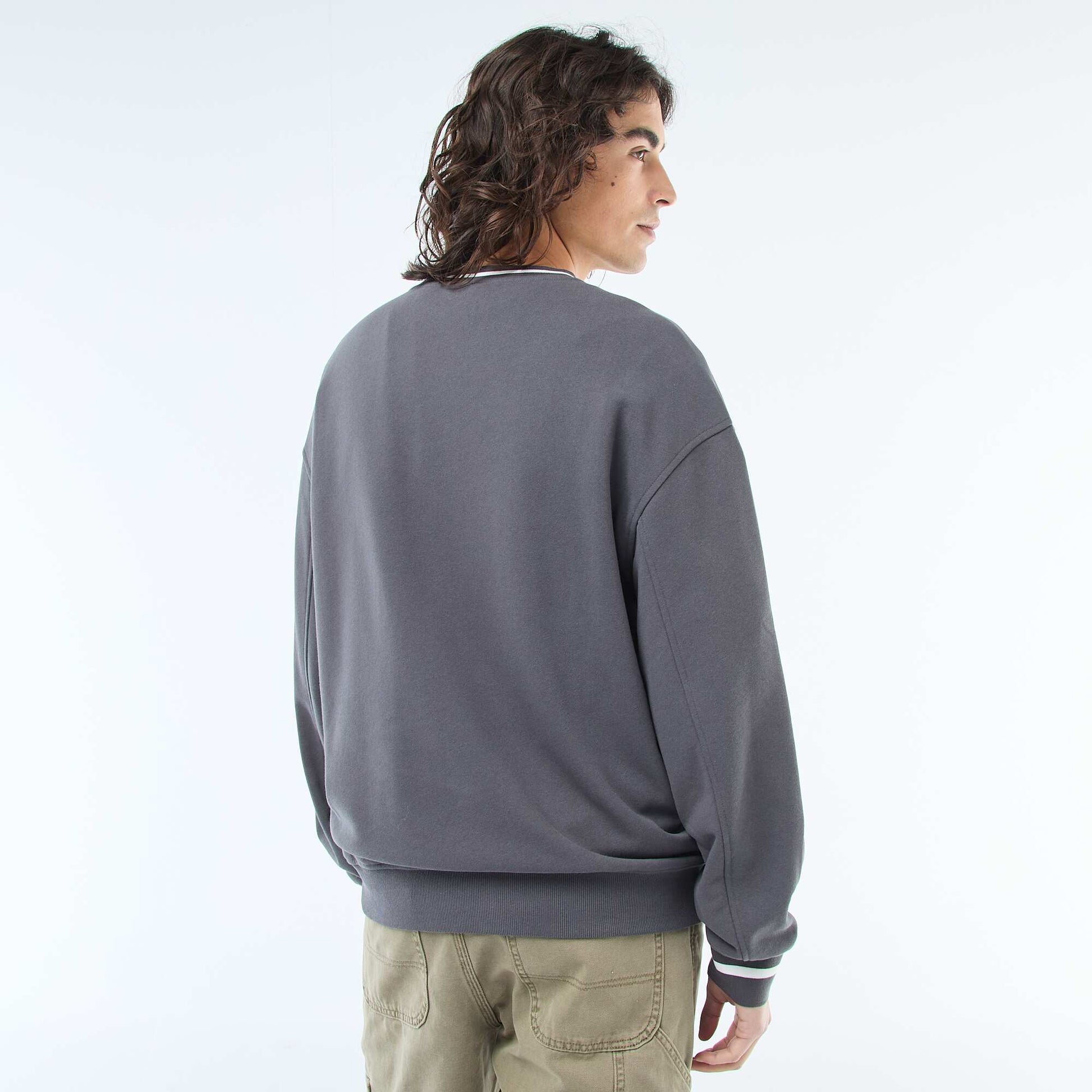 Sportswear Sweatshirt in French Terry GREY