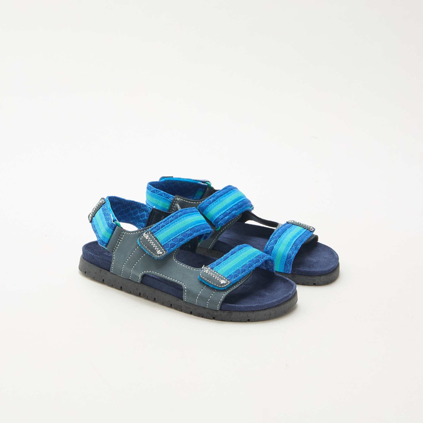 Hook-and-loop sandals BLUE
