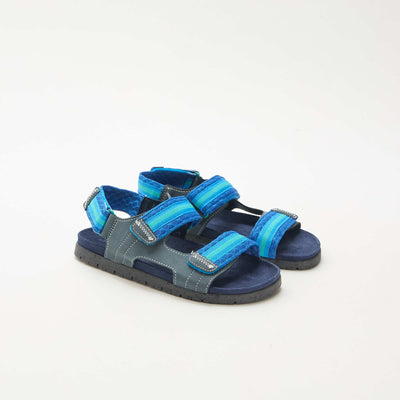 Hook-and-loop sandals BLUE