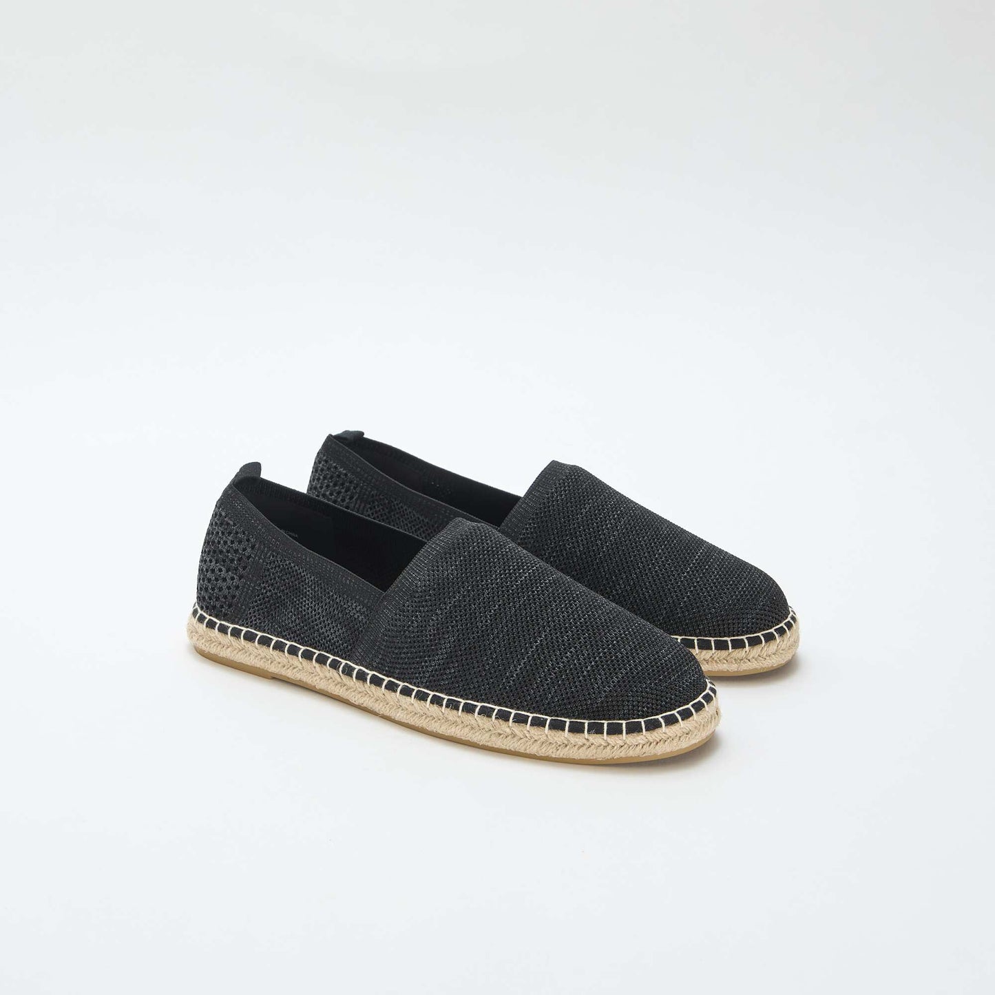 Mesh Espadrilles BLACK