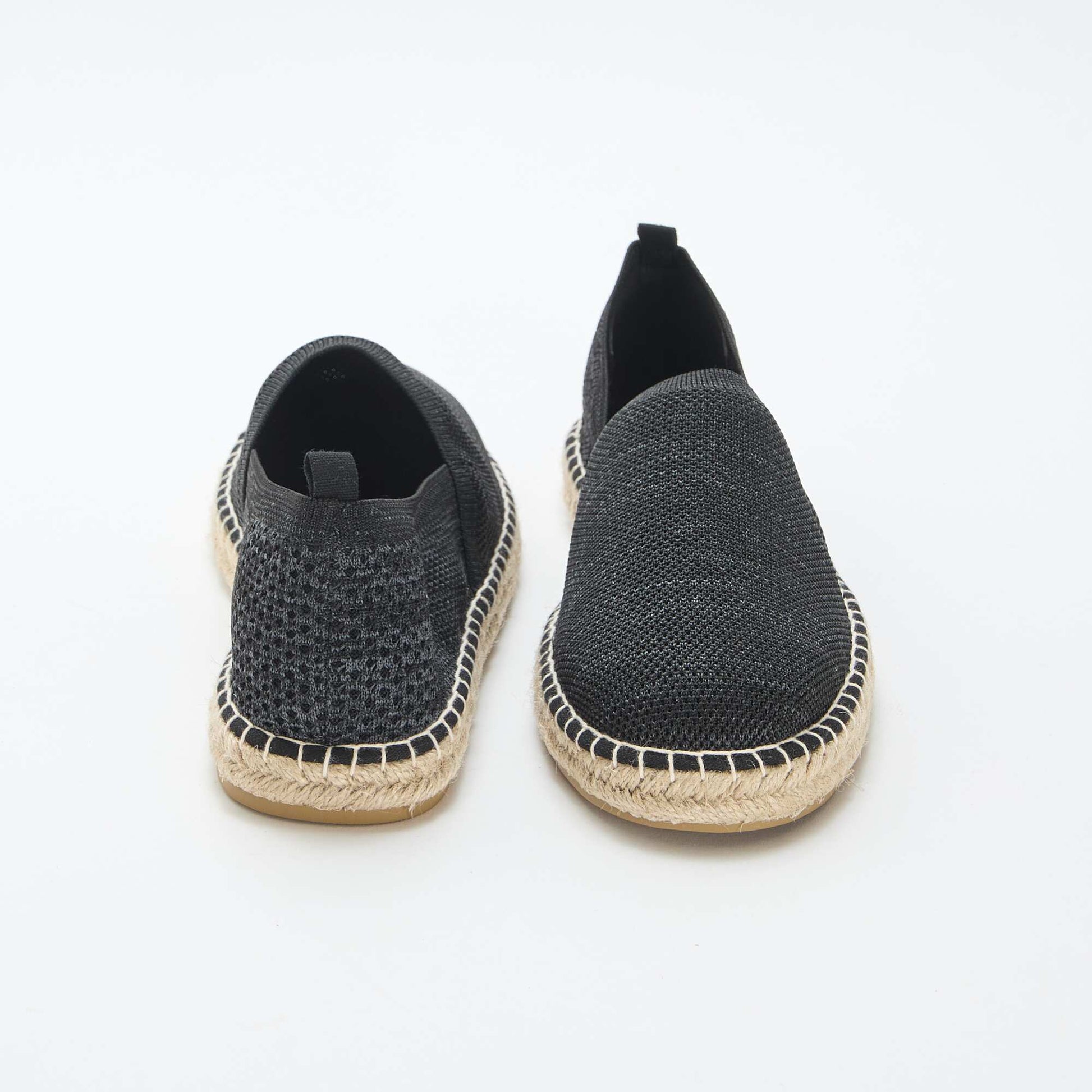 Mesh Espadrilles BLACK