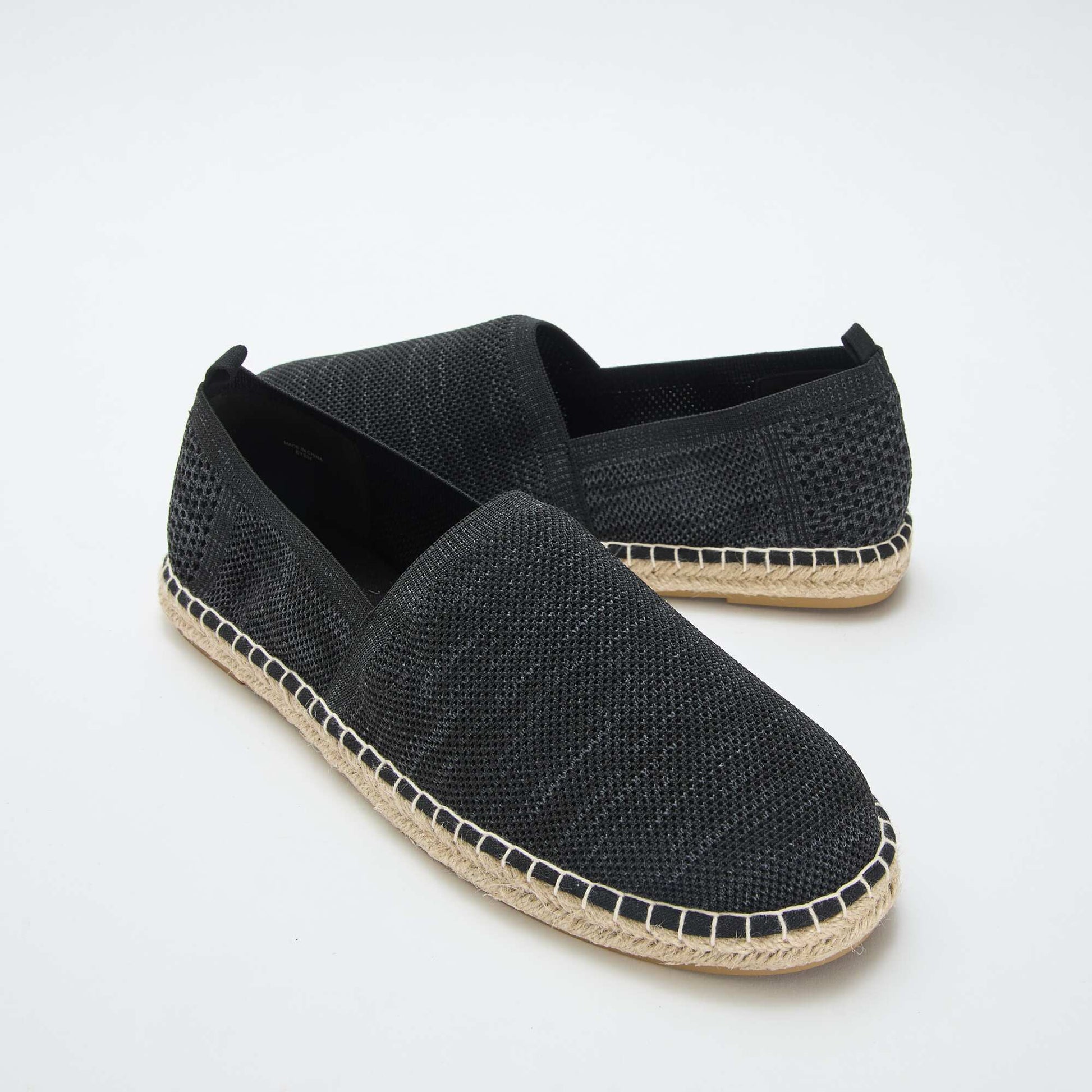 Mesh Espadrilles BLACK