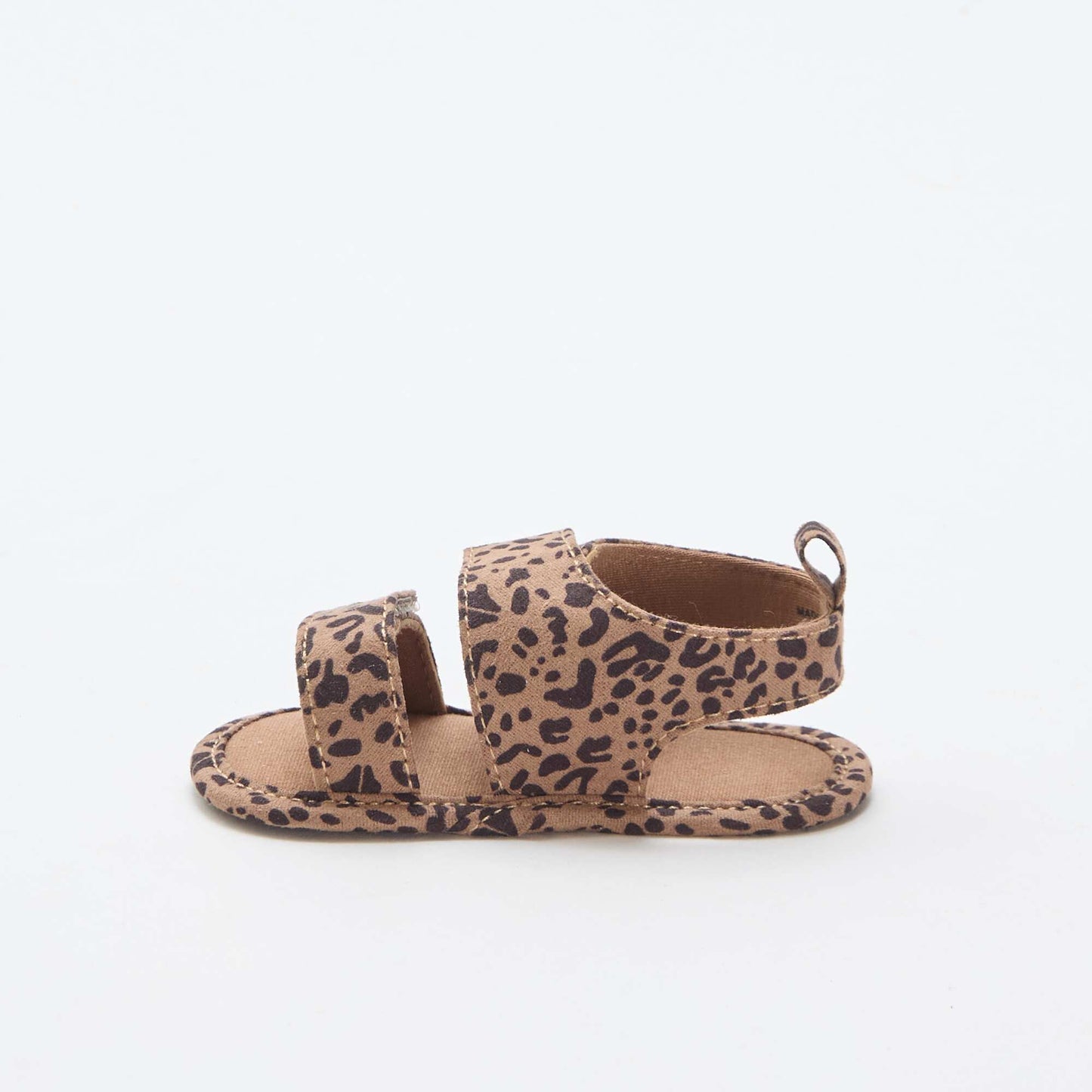 Soft sandals with 2 straps BROWN