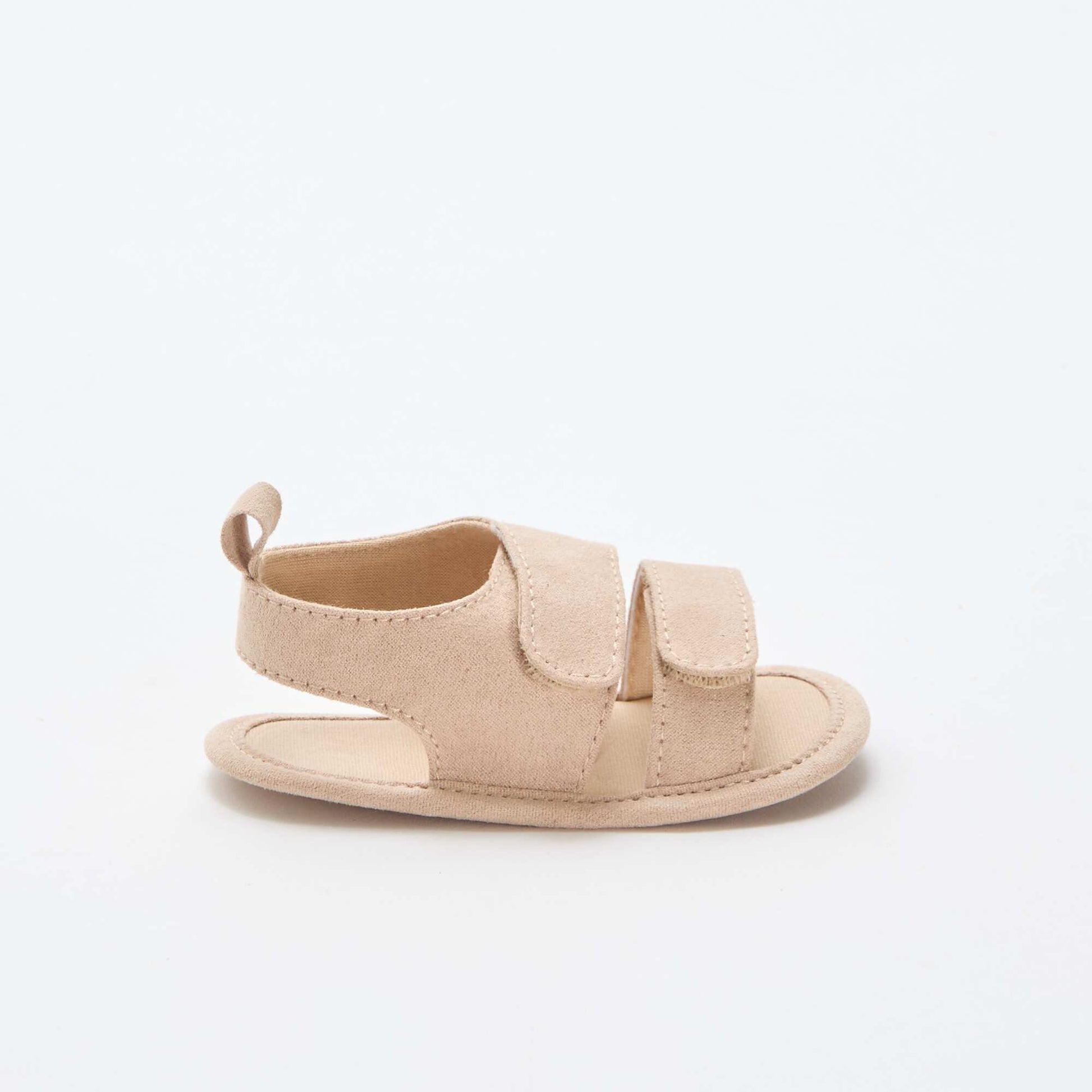 Soft sandals with 2 straps BEIGE