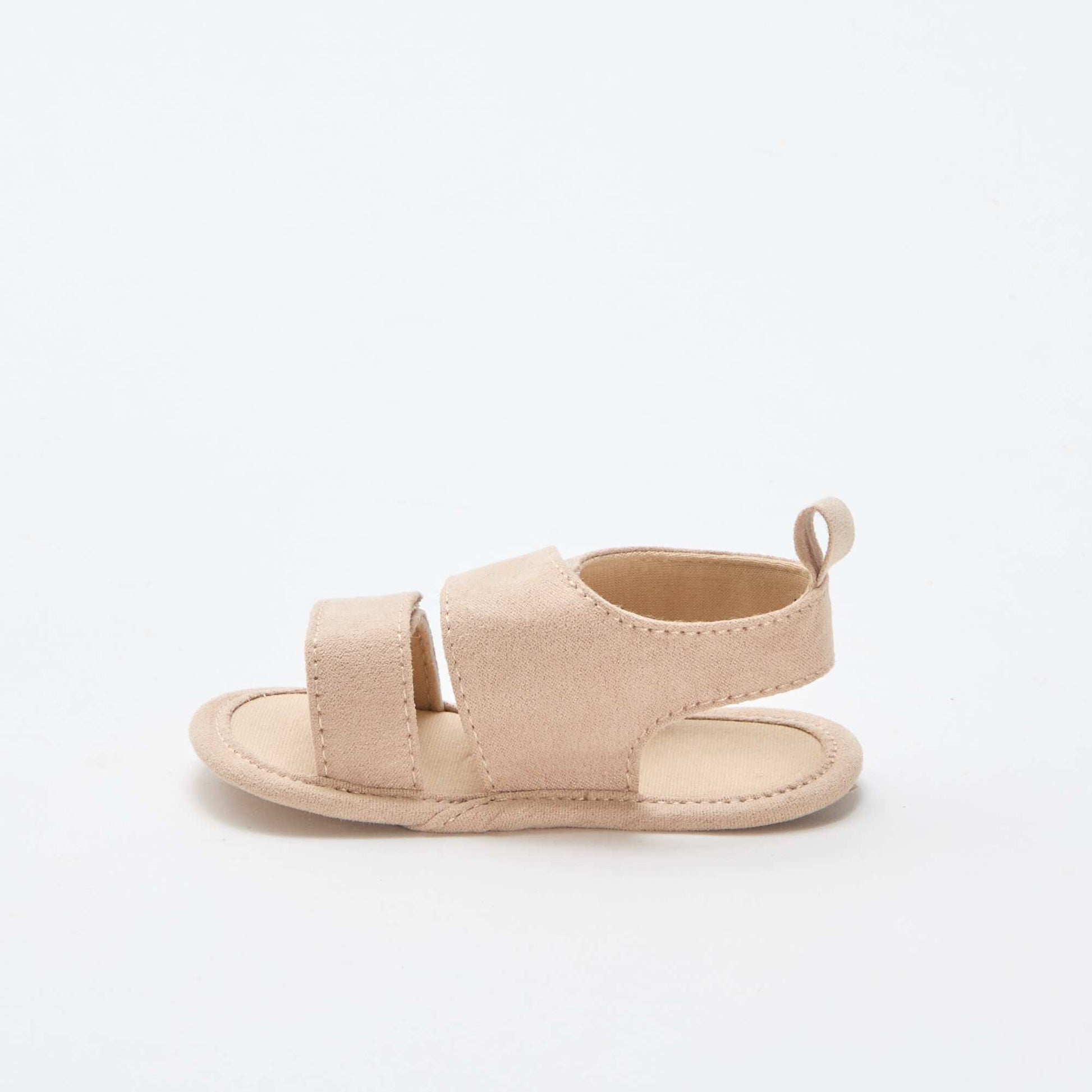 Soft sandals with 2 straps BEIGE