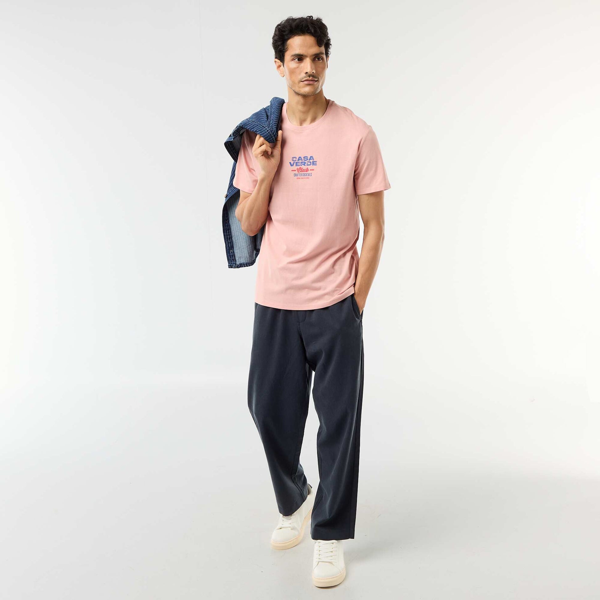 Printed Graphic T-shirt PINK