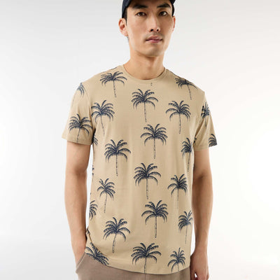 Printed Graphic T-shirt BEIGE