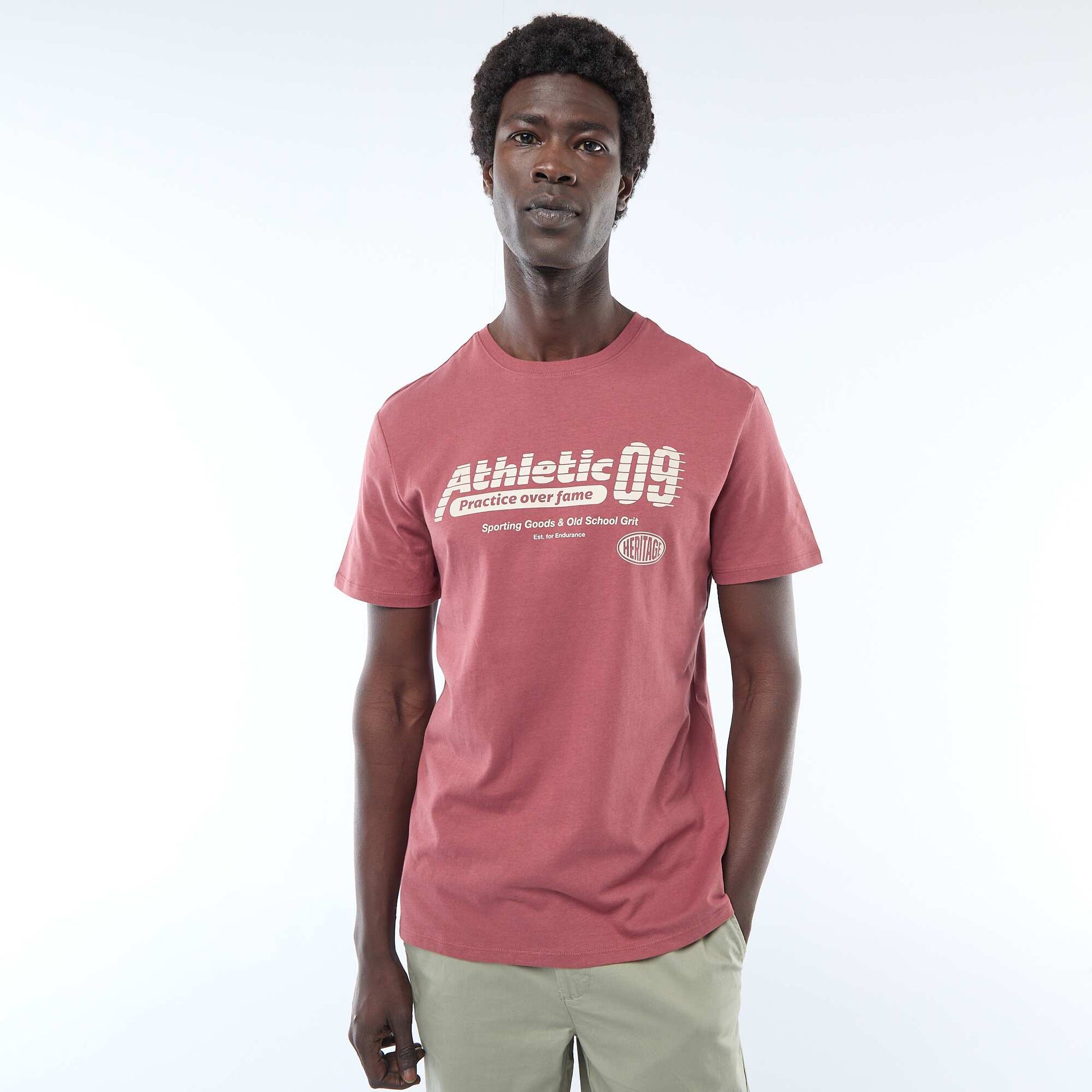 Printed Graphic T-shirt RED