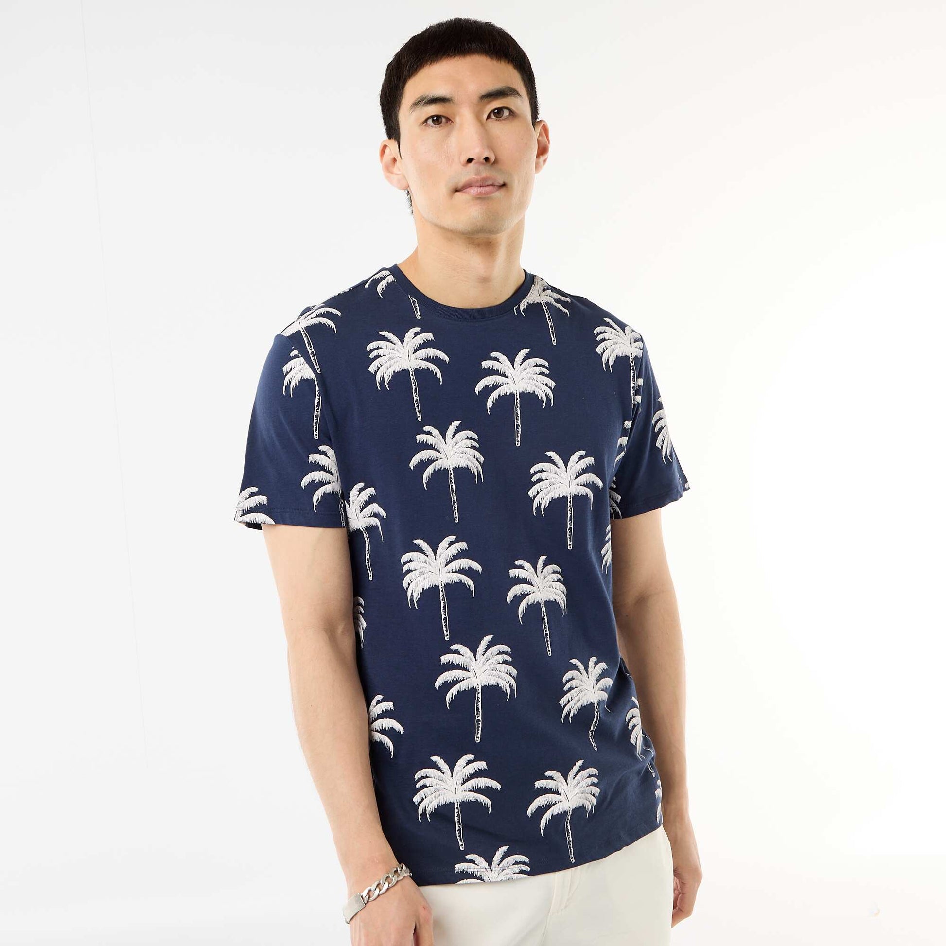 Printed Graphic T-shirt BLUE
