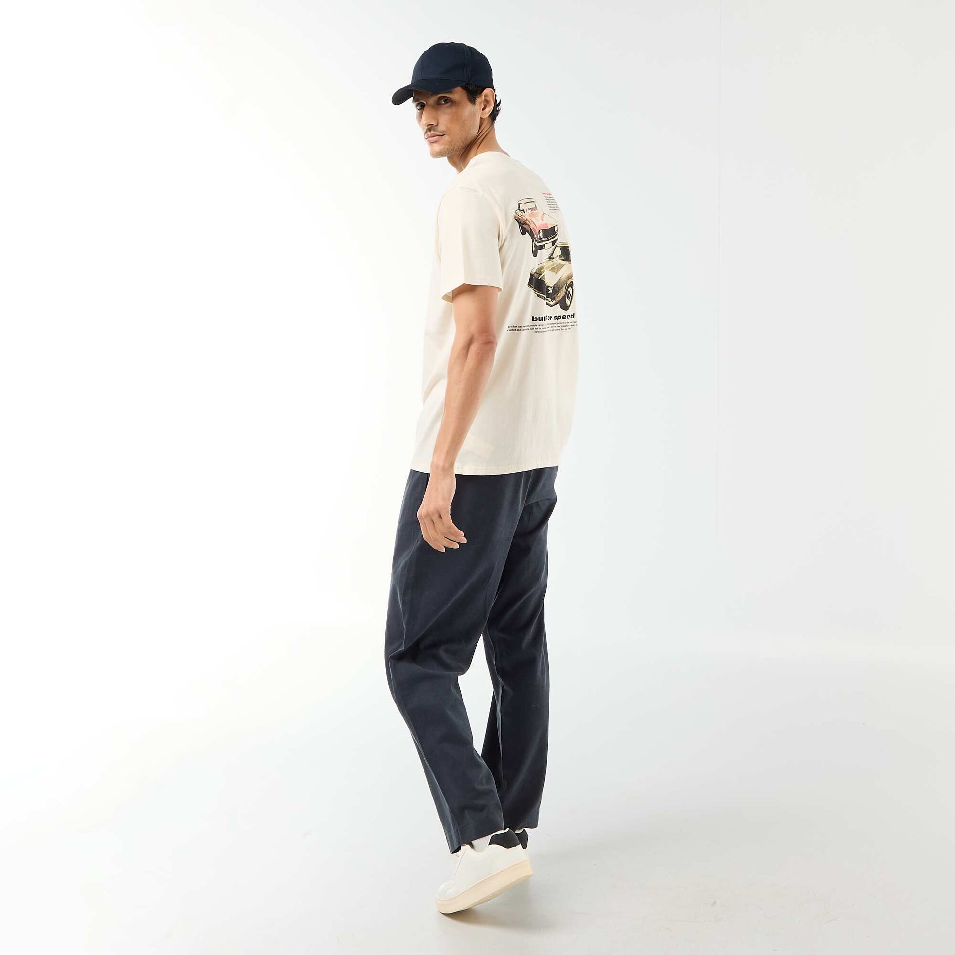 Printed Graphic T-shirt WHITE
