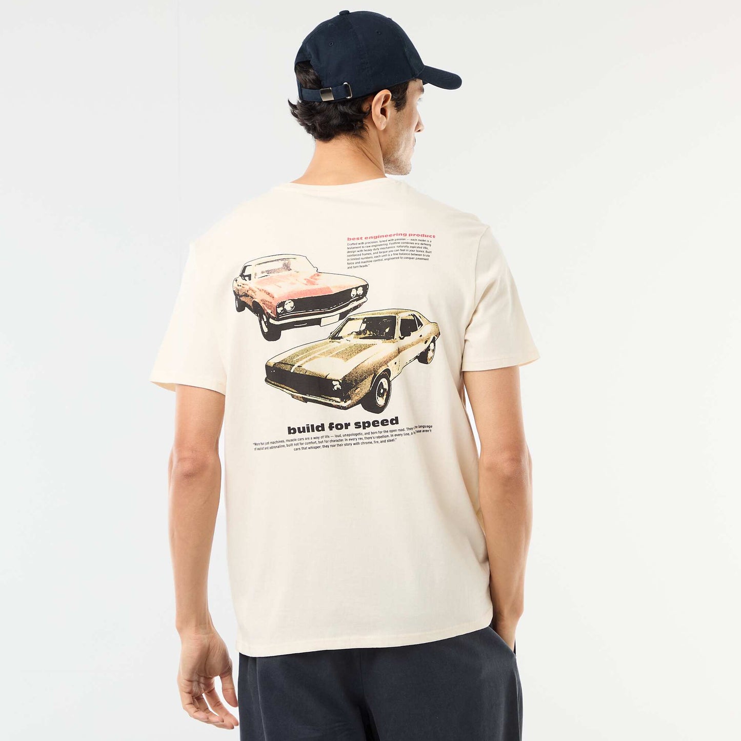 Printed Graphic T-shirt WHITE