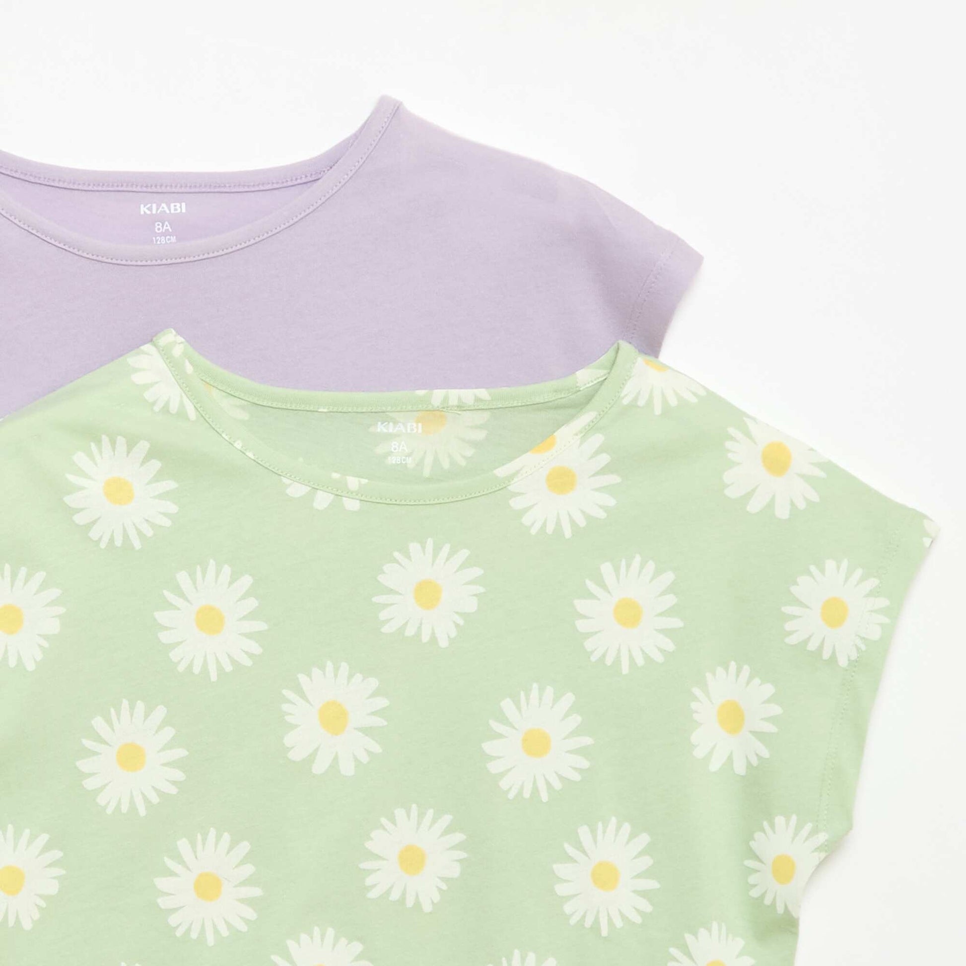 2-Pack of Short-Sleeve T-Shirts - 2 Pieces GREEN