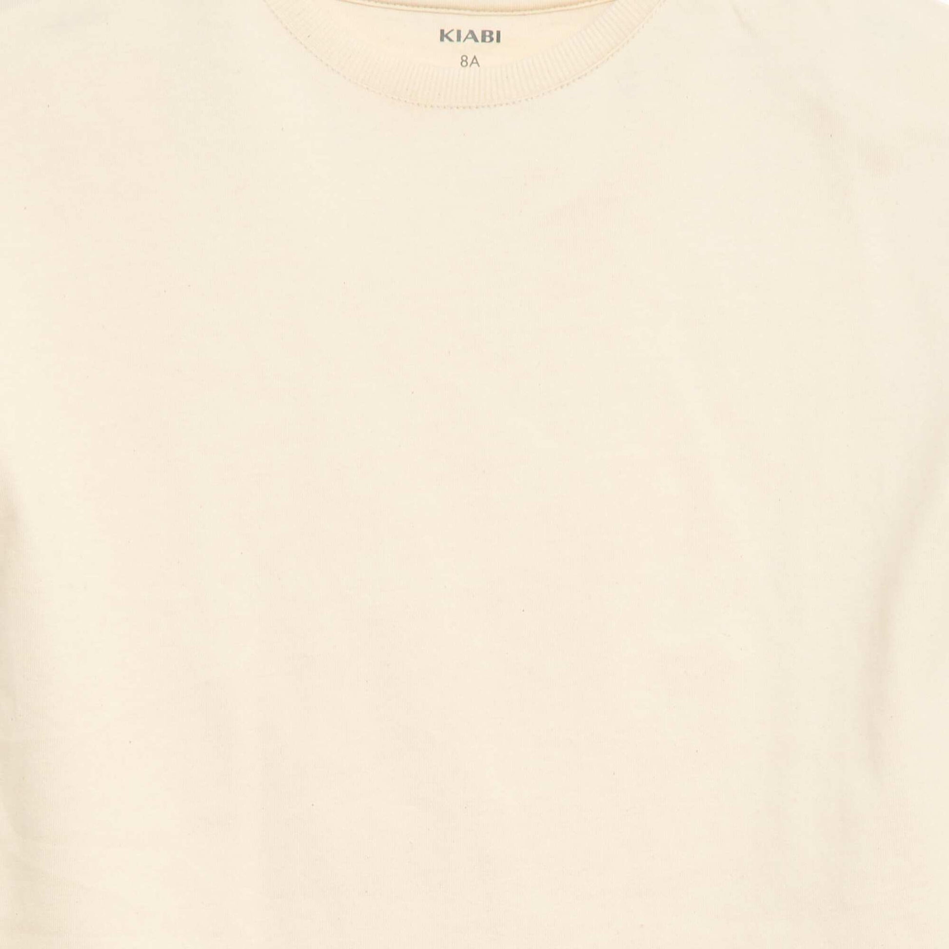 Short-sleeved Tough Cotton T-shirt BEIGE