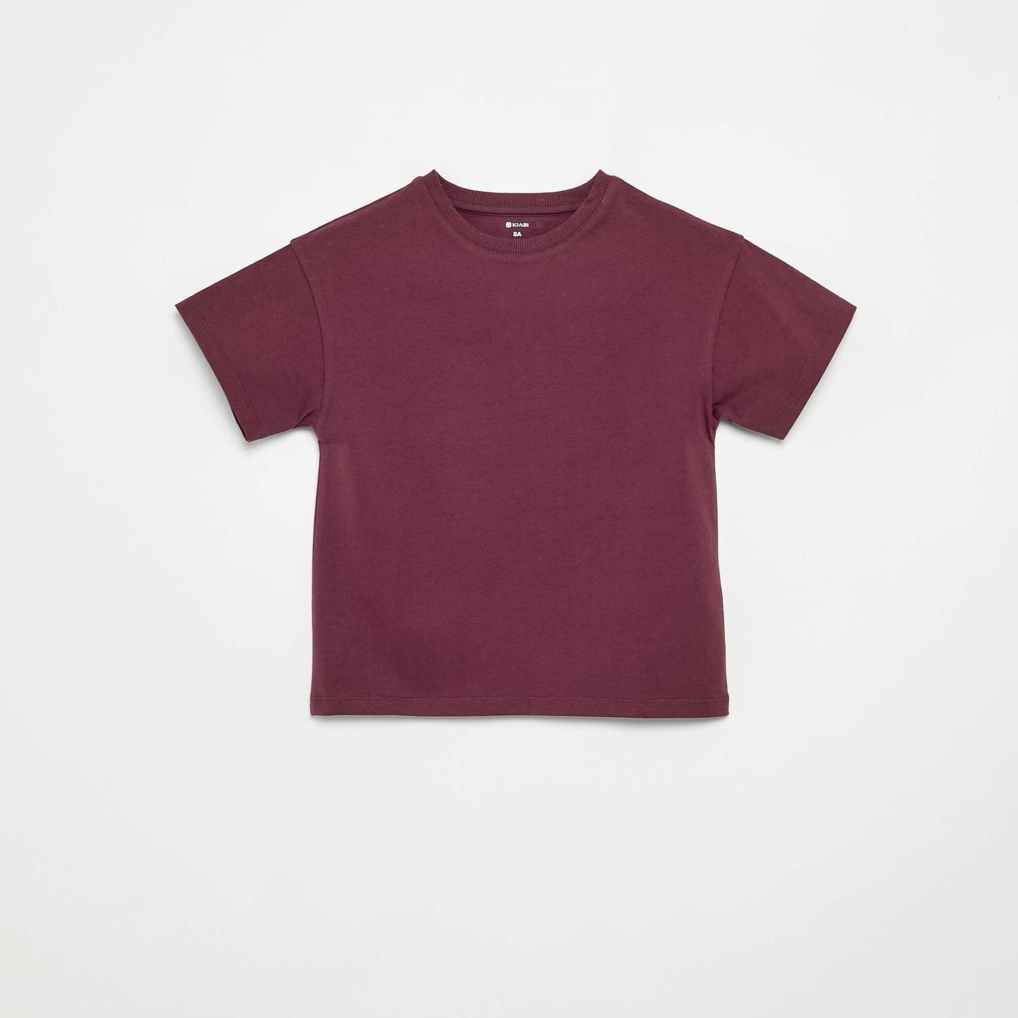 Short-sleeved Tough Cotton T-shirt PURPLE