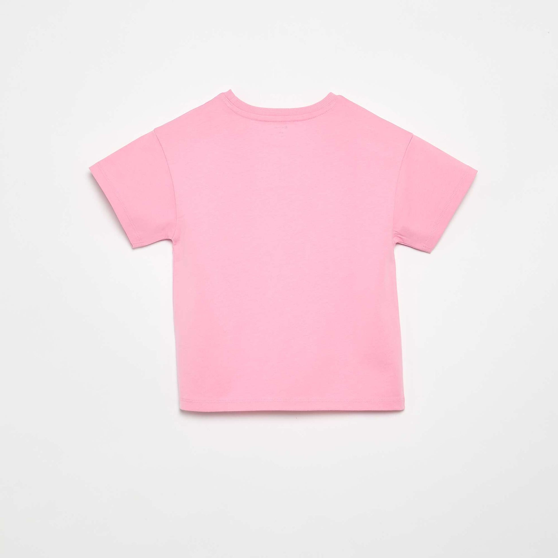 Short-sleeved Tough Cotton T-shirt PINK