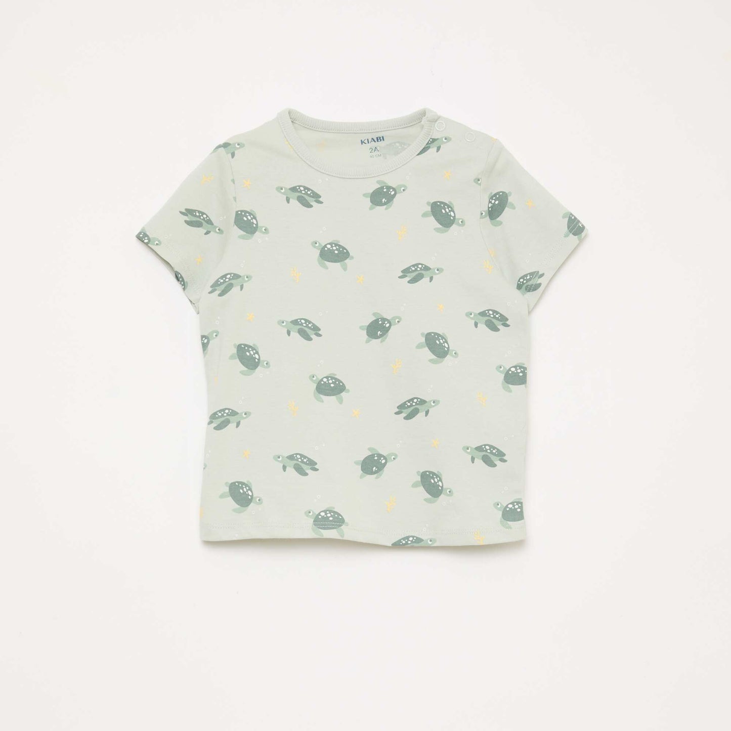Short Pajama Set T-Shirt + Shorts - 2 Piece GREEN