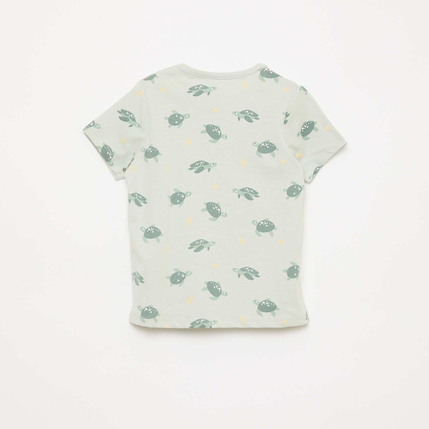 Short Pajama Set T-Shirt + Shorts - 2 Piece GREEN