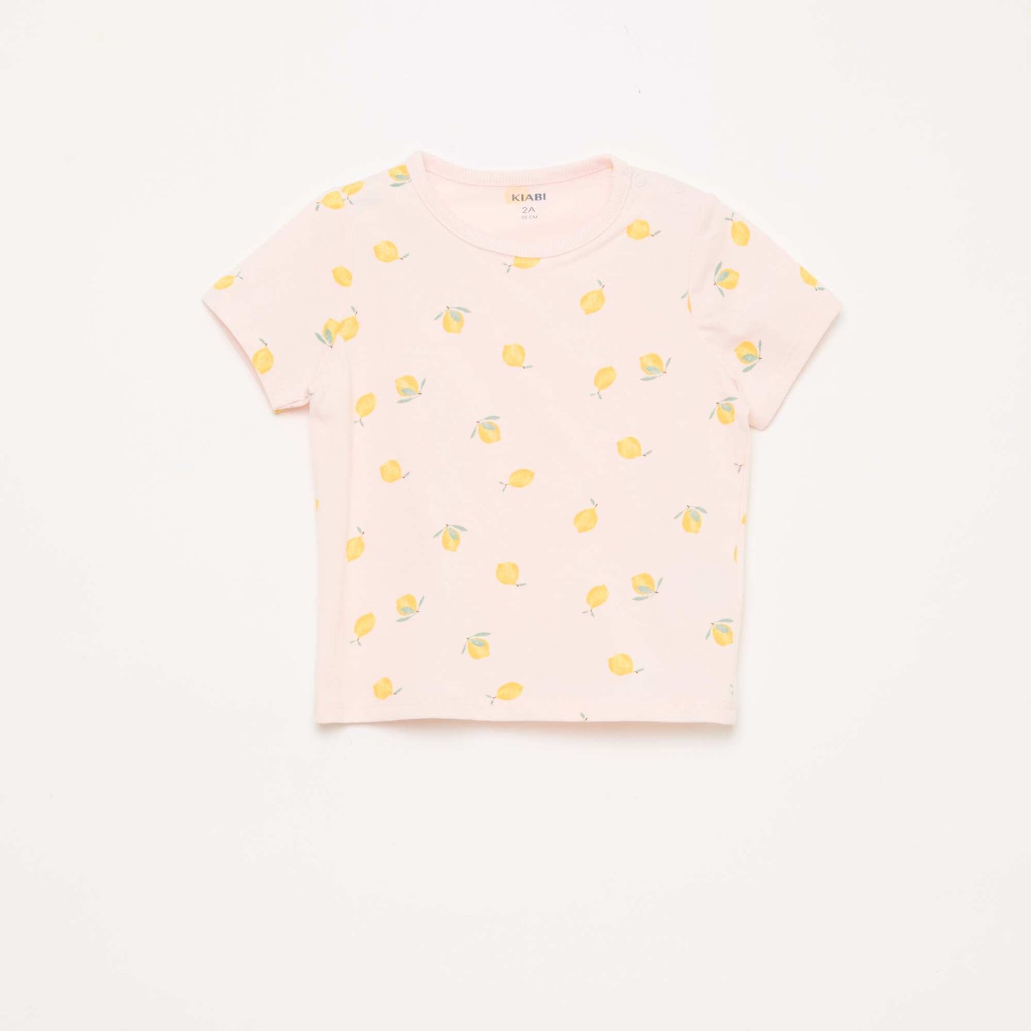 Short Pajama Set T-Shirt + Shorts - 2 Piece PINK