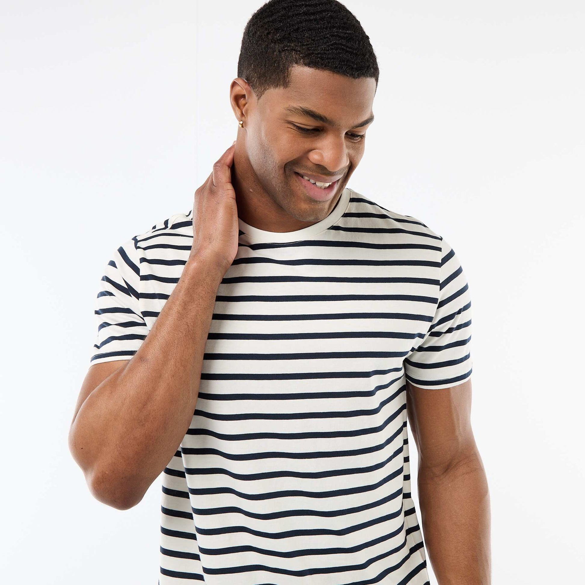 Striped T-shirt WHITE