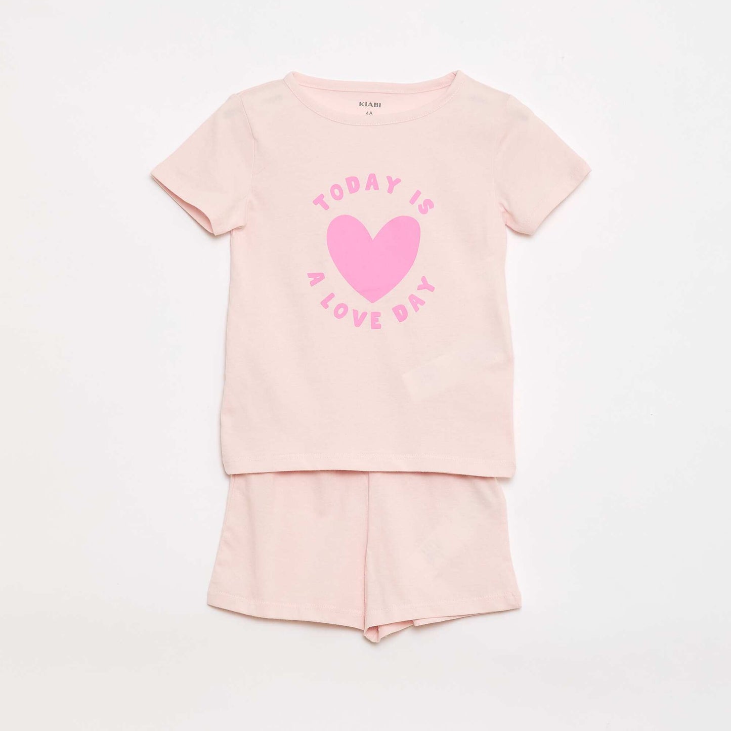 T-shirt & Shorts Pyjama Set - 2 pieces PINK