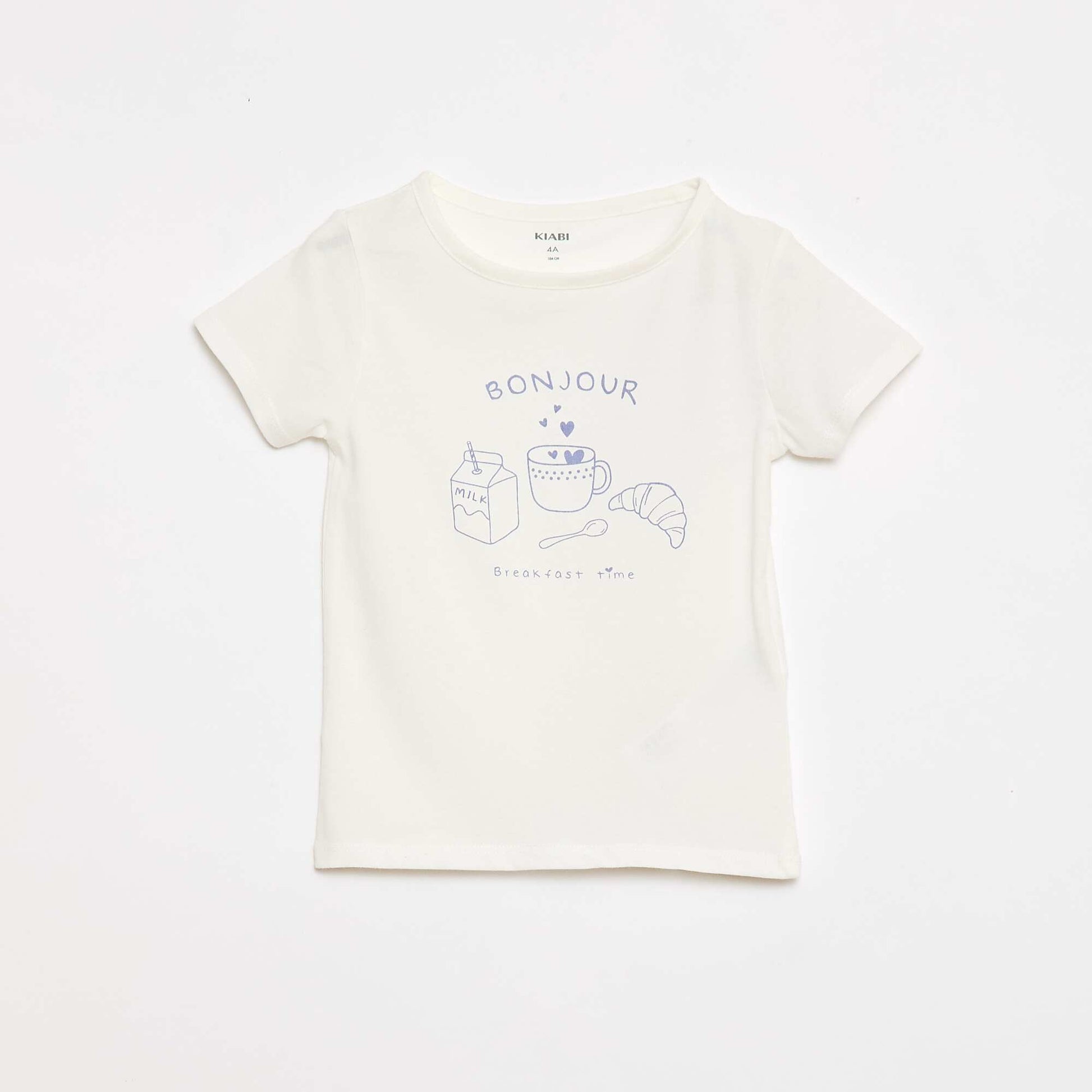 T-shirt & Shorts Pyjama Set - 2 pieces WHITE