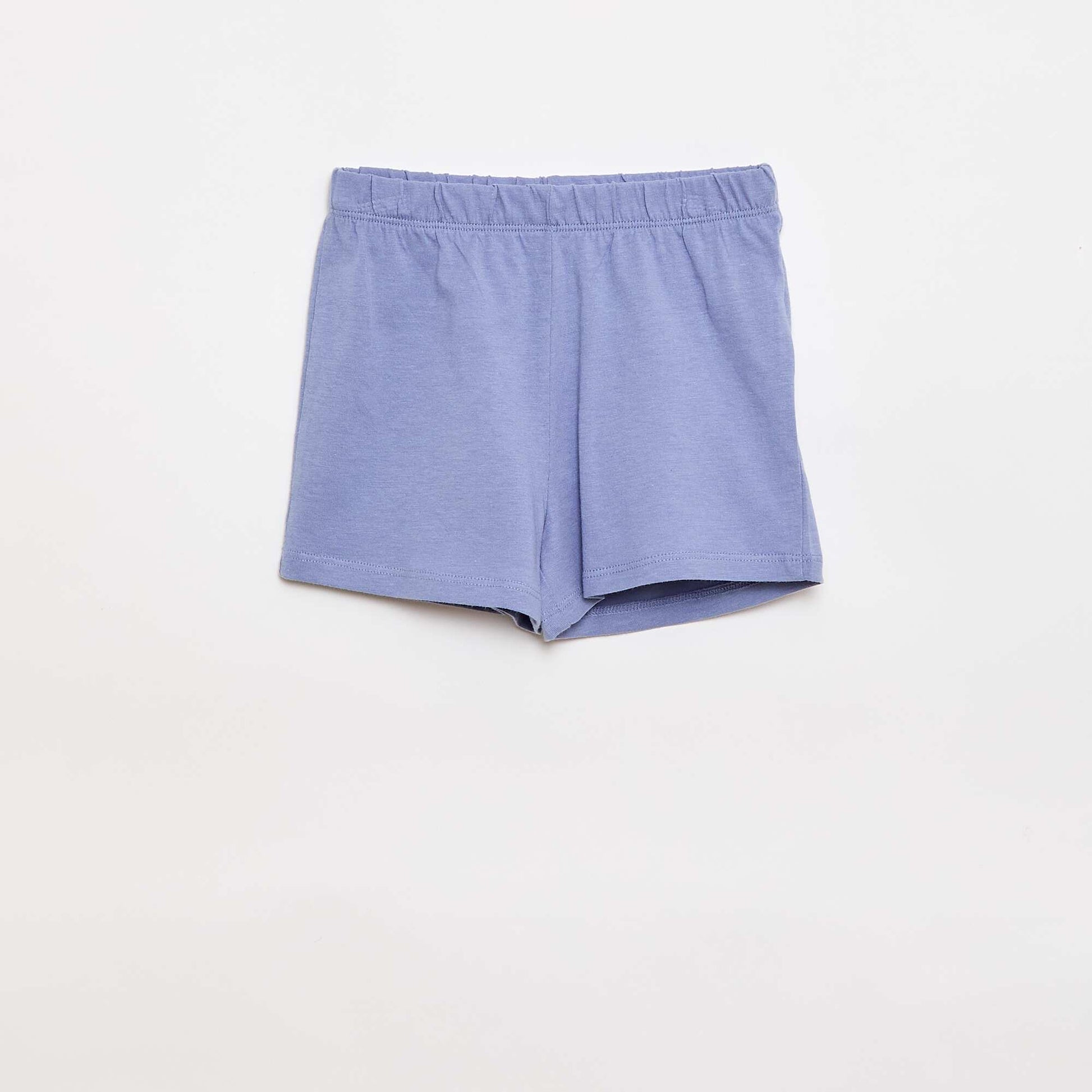 T-shirt & Shorts Pyjama Set - 2 pieces WHITE