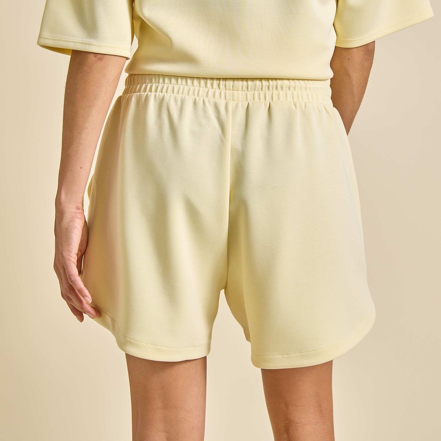 Oversized Sports Shorts YELLOW