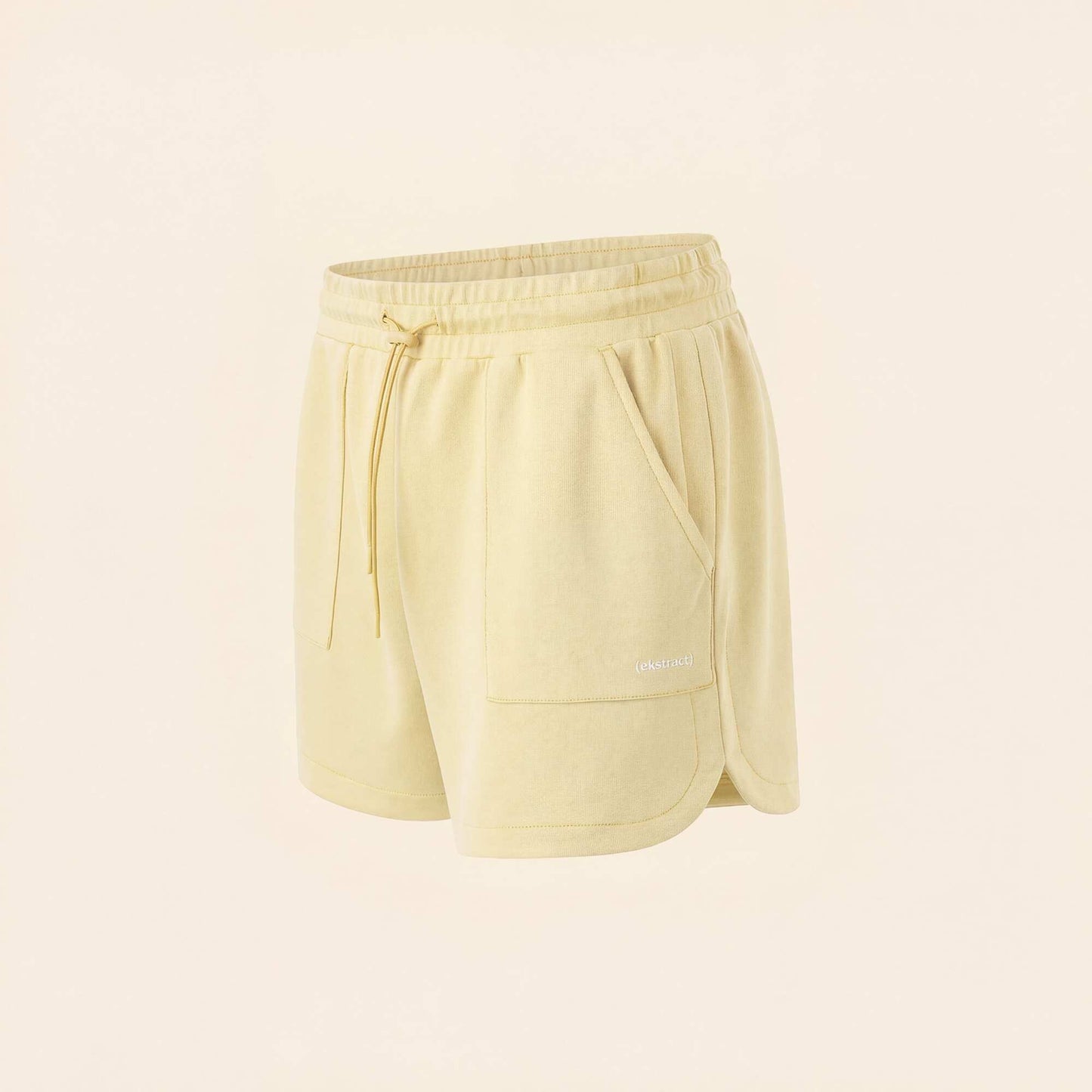 Oversized Sports Shorts YELLOW