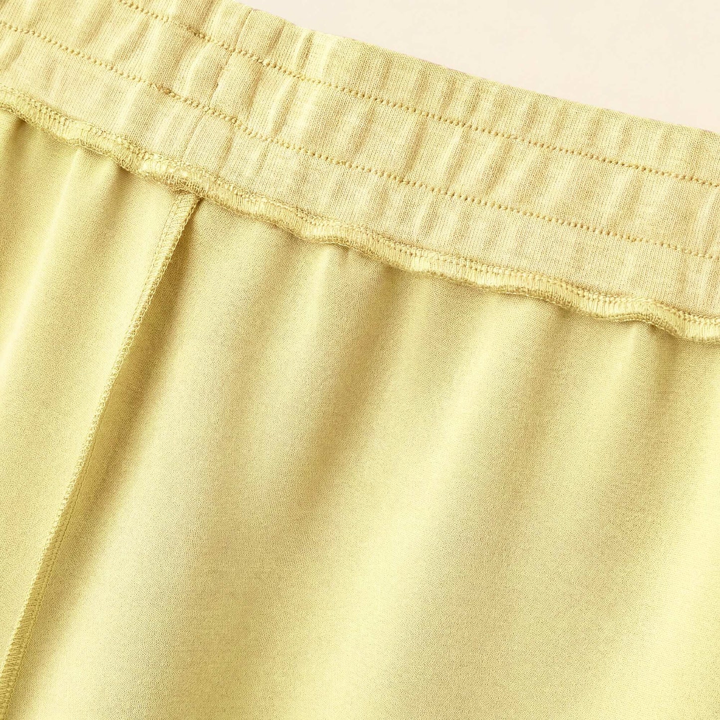 Oversized Sports Shorts YELLOW