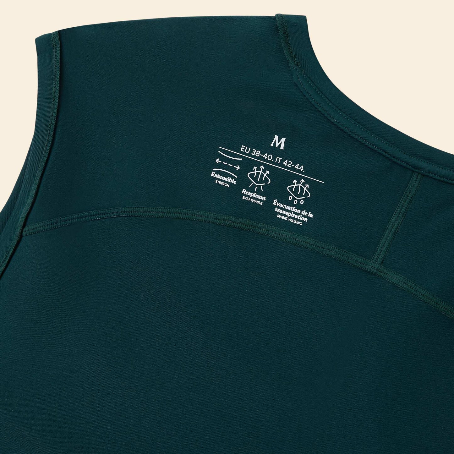 Sports Tank Top with Mesh Sides GREEN