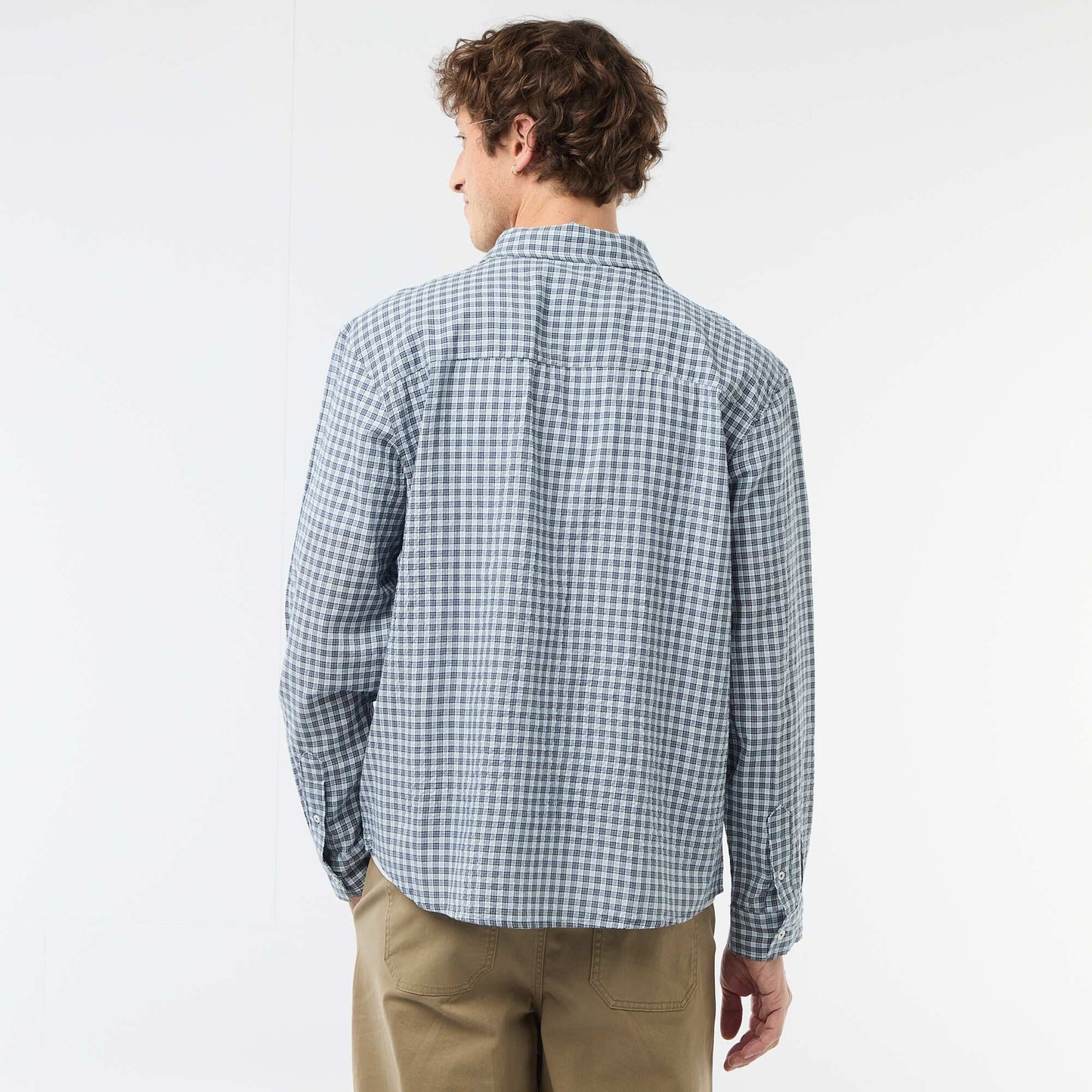 Checked Shirt BLUE