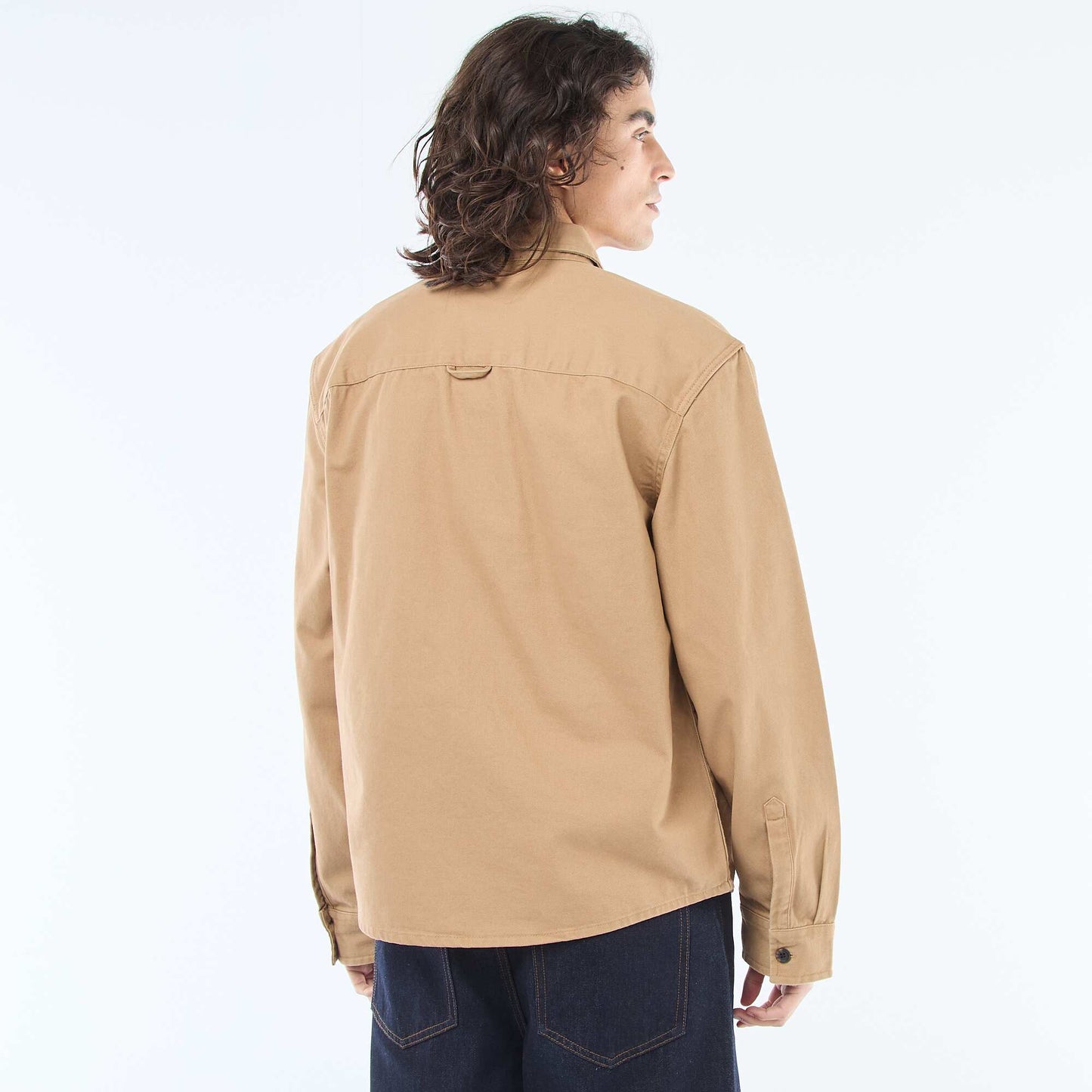 Cotton Overshirt BEIGE