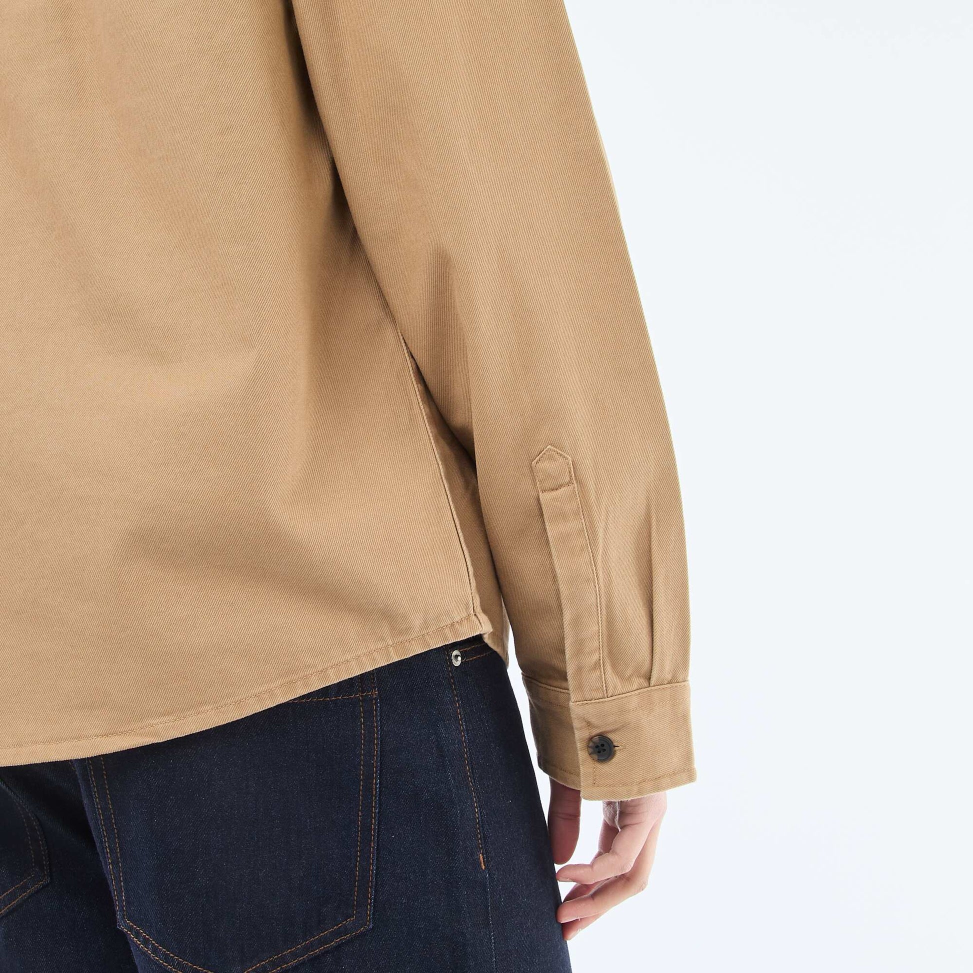 Cotton Overshirt BEIGE