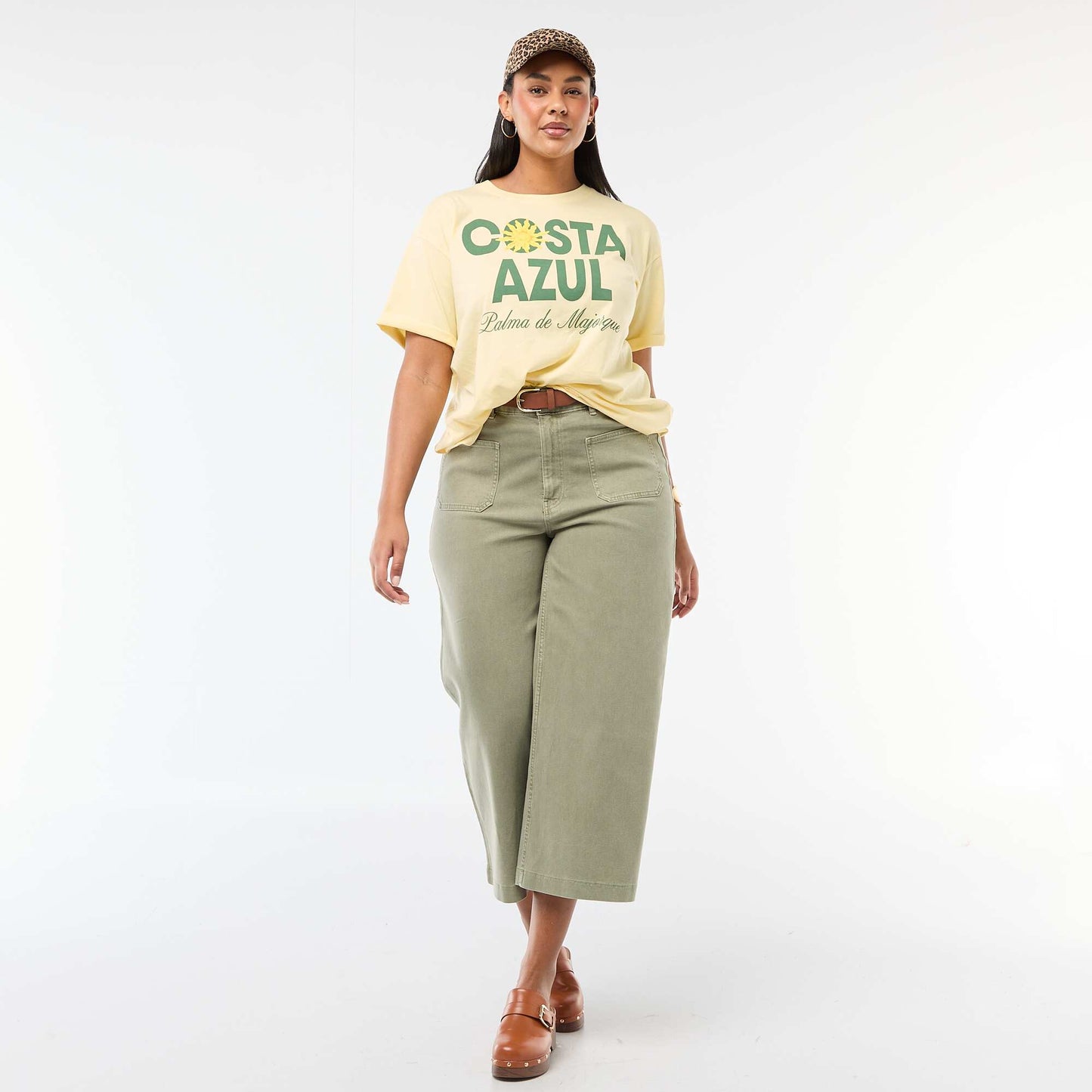 Oversized Short-Sleeve T-Shirt YELLOW