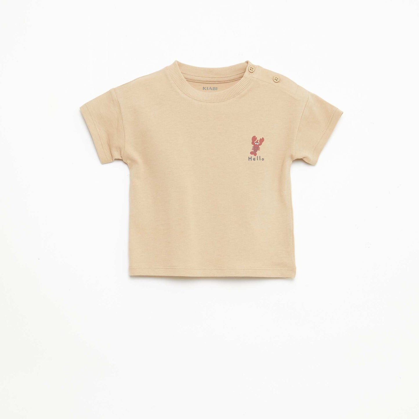 2-Piece Short and T-Shirt Set BEIGE