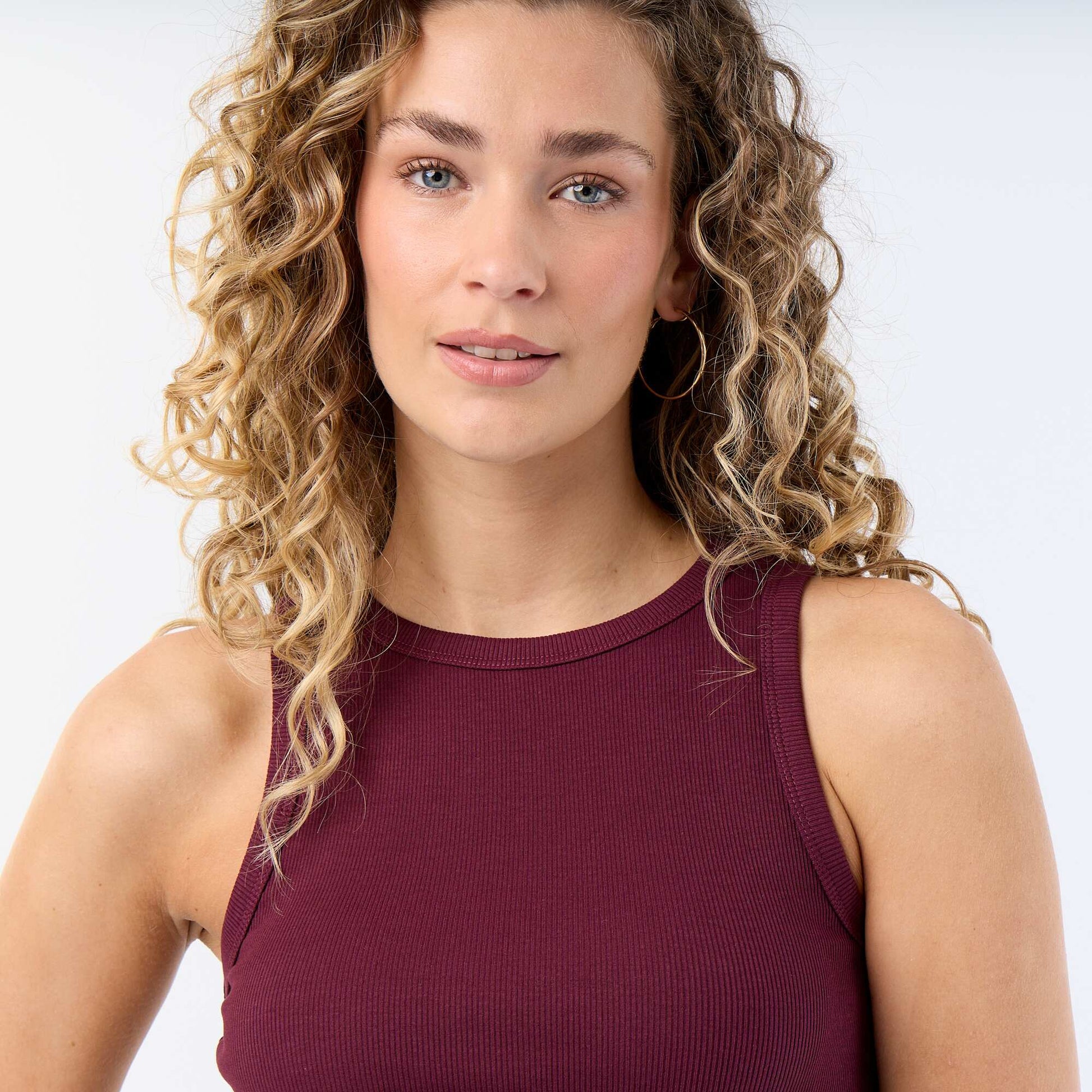 Sleeveless Tank Top with American Armholes PINK