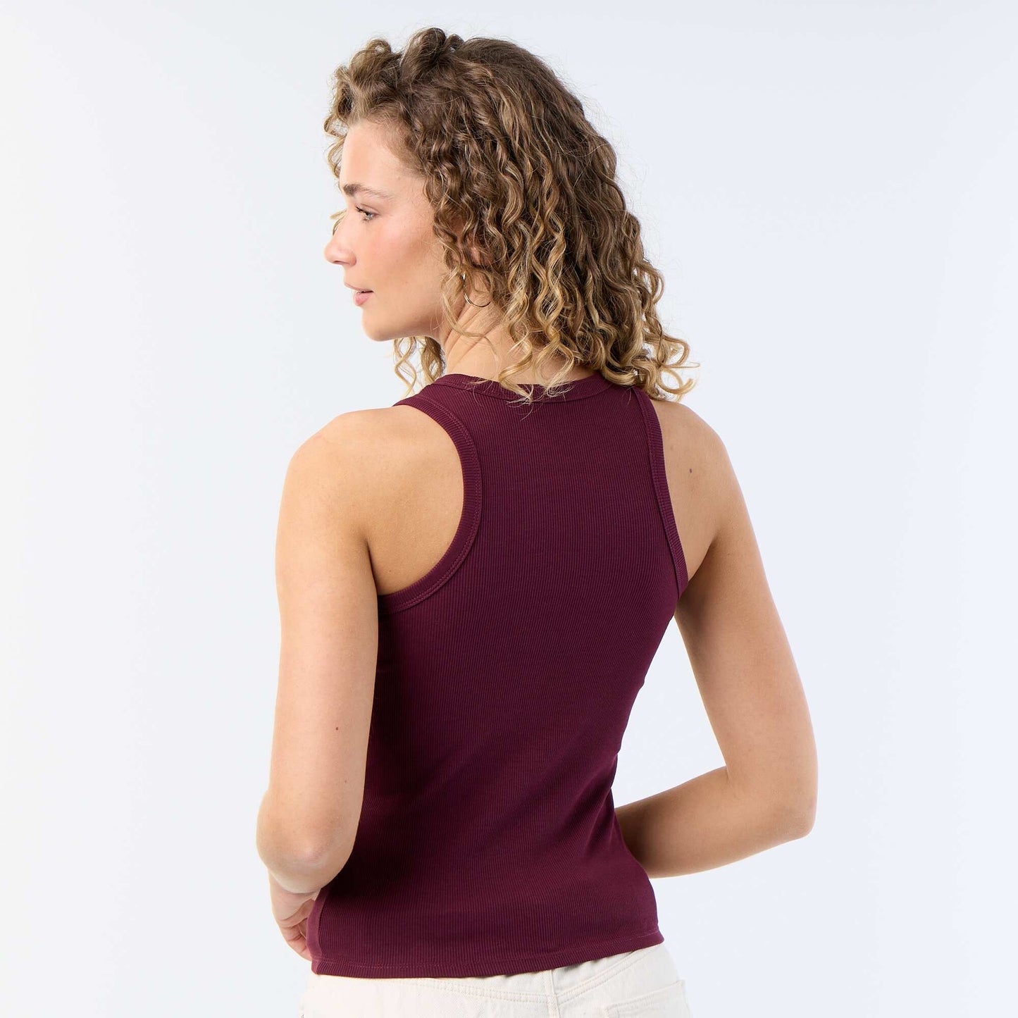 Sleeveless Tank Top with American Armholes PINK