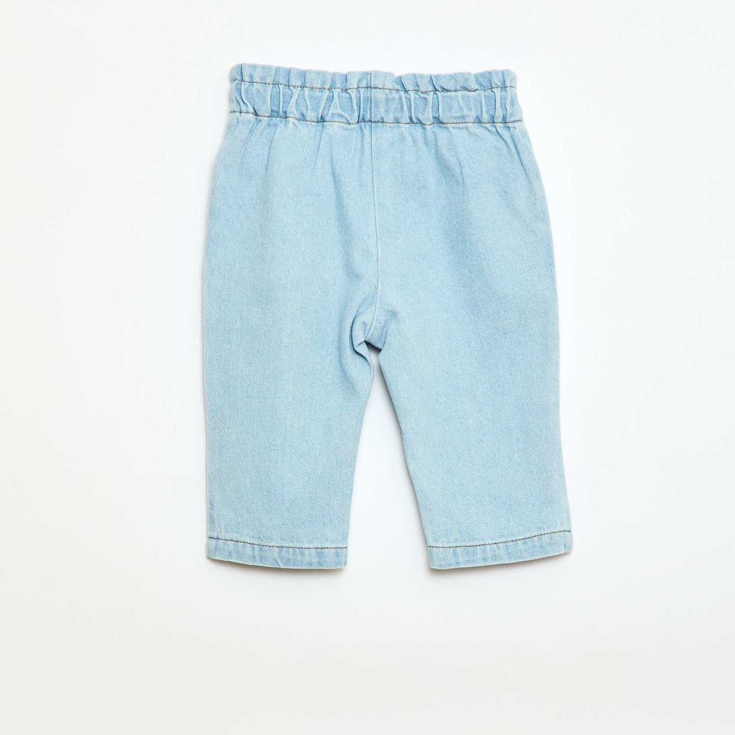Paperbag Denim Trousers BLUE