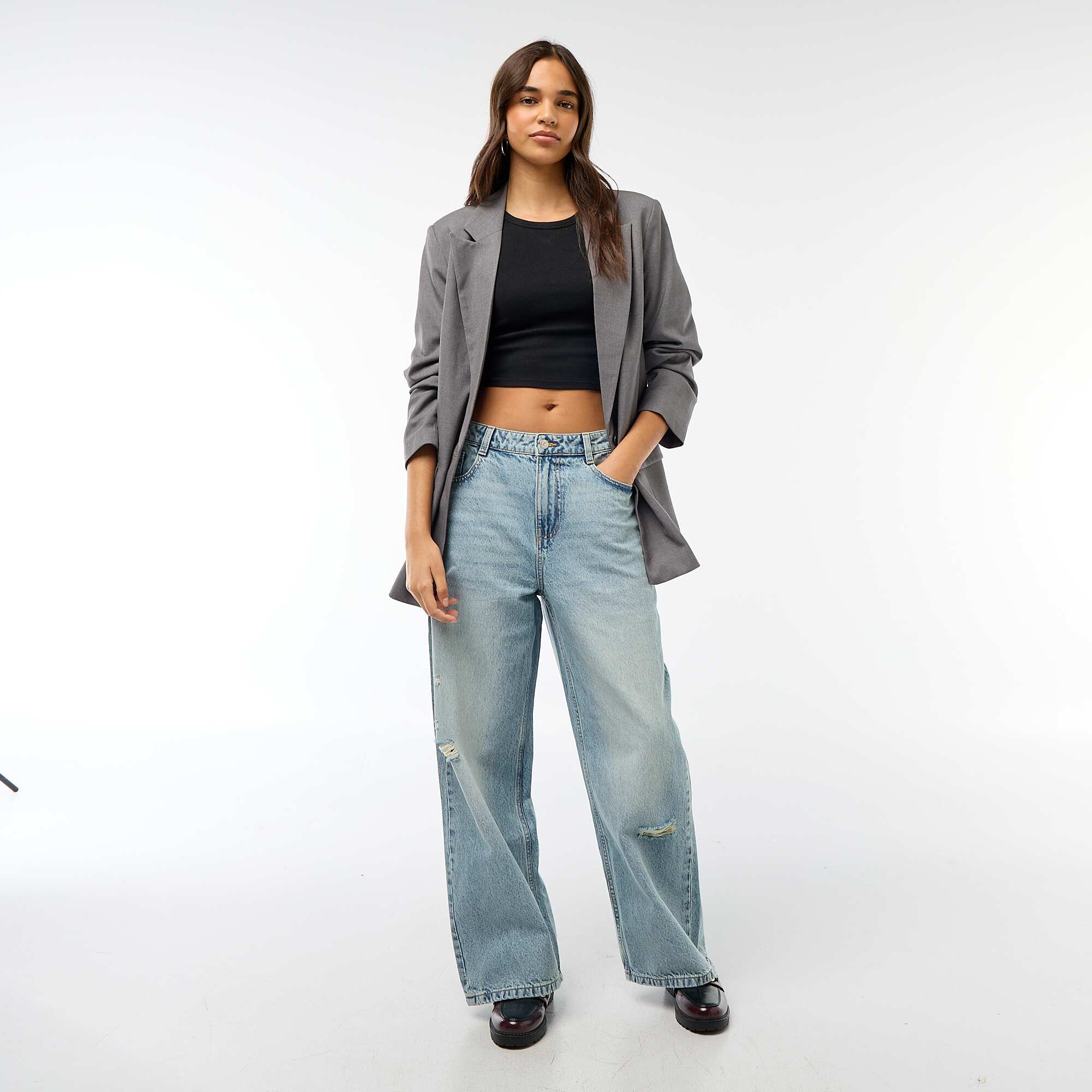 Jeans Kiabi Light Blue – Taille 46, Coupe Skinny, Neuf Jamais Porté (sans étiquettes)