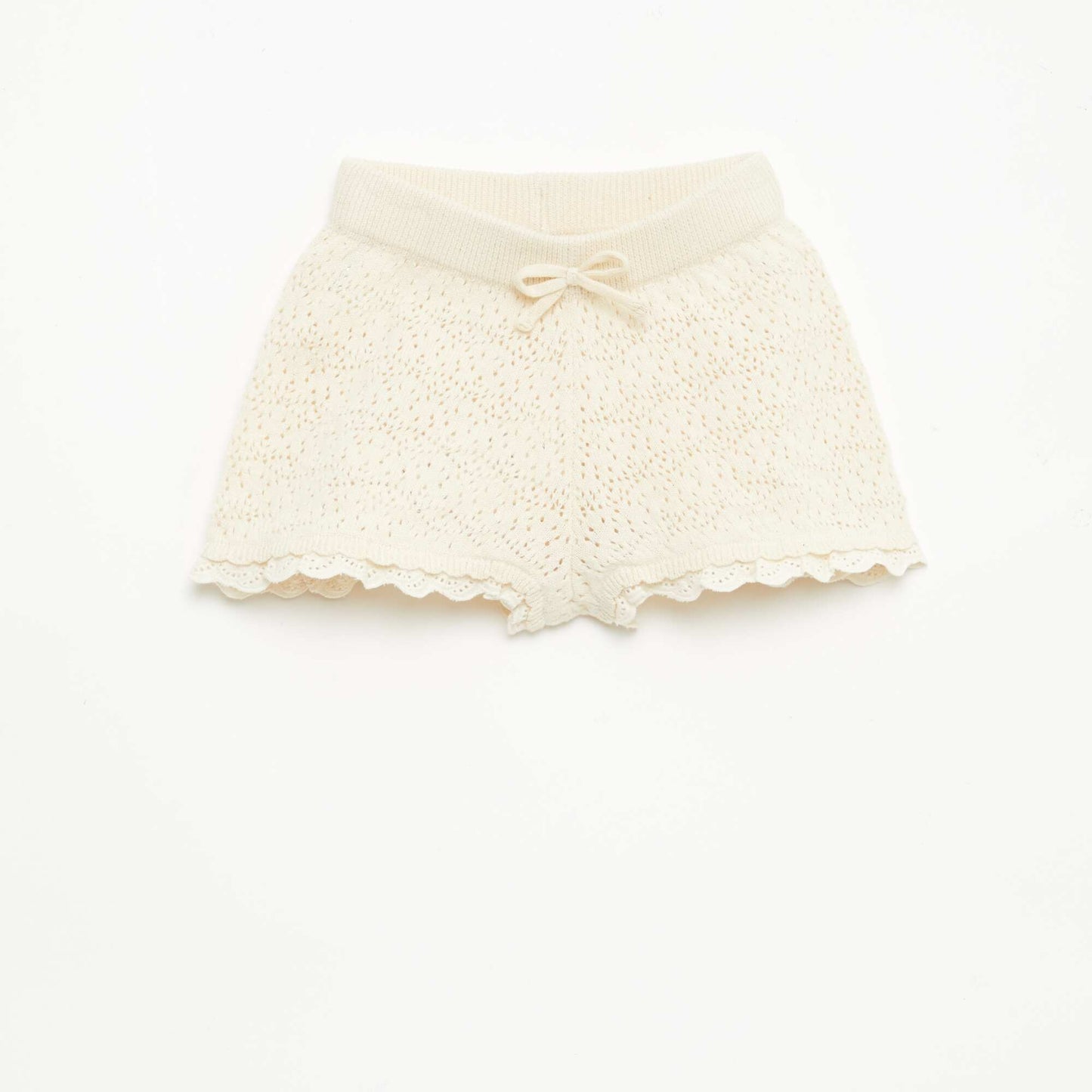 Knit Shorts WHITE