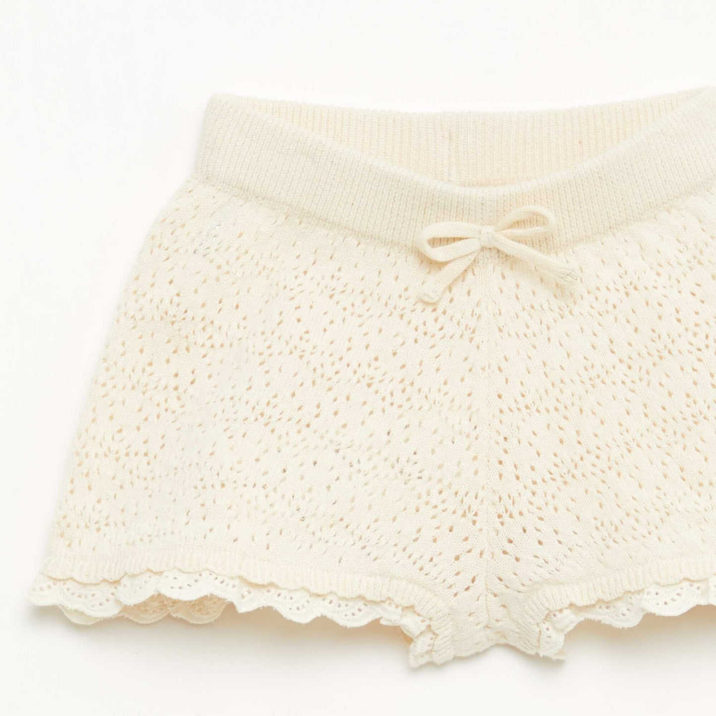 Knit Shorts WHITE