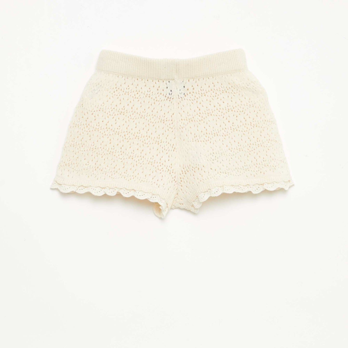 Knit Shorts WHITE