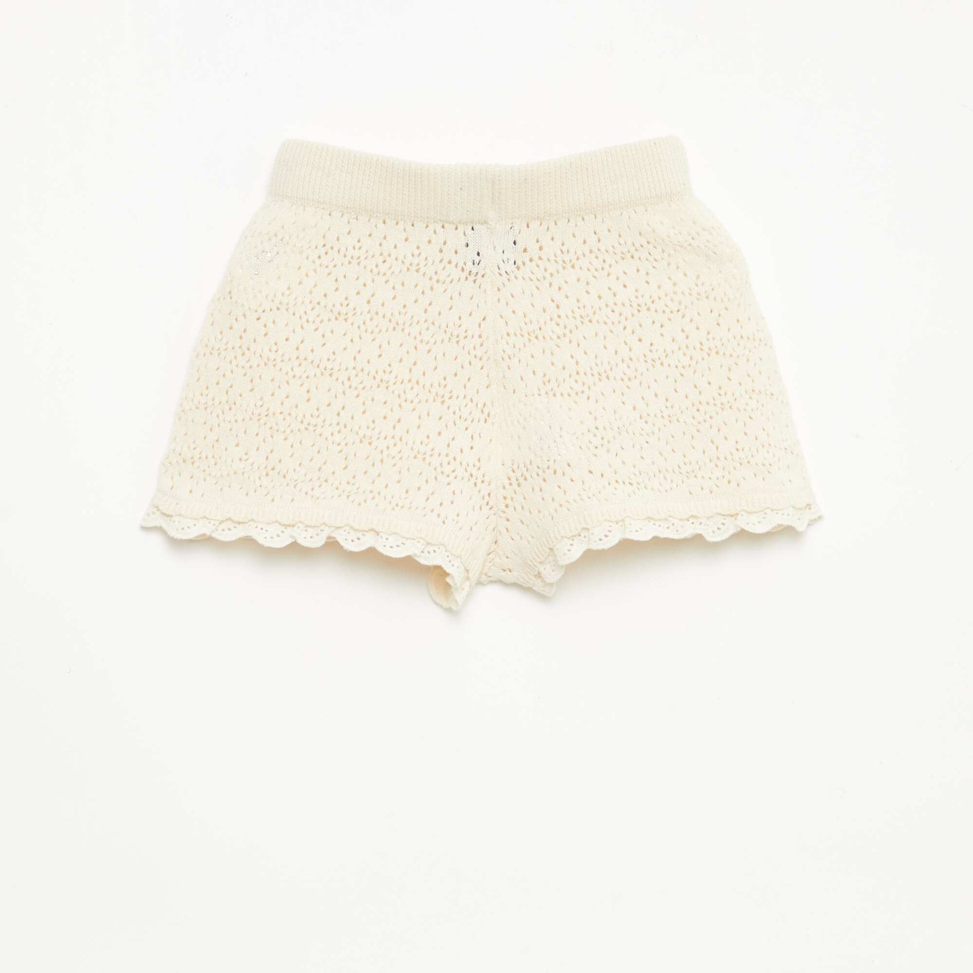 Knit Shorts WHITE