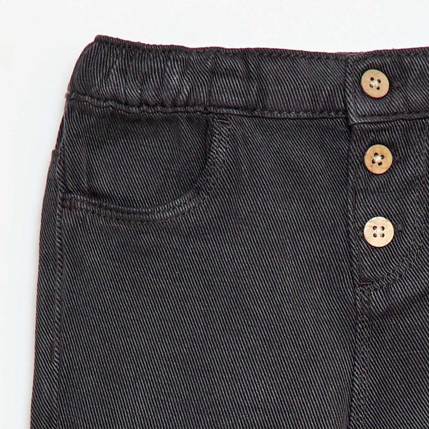 Relaxed Fit Soft Fabric Plain Trousers BLACK