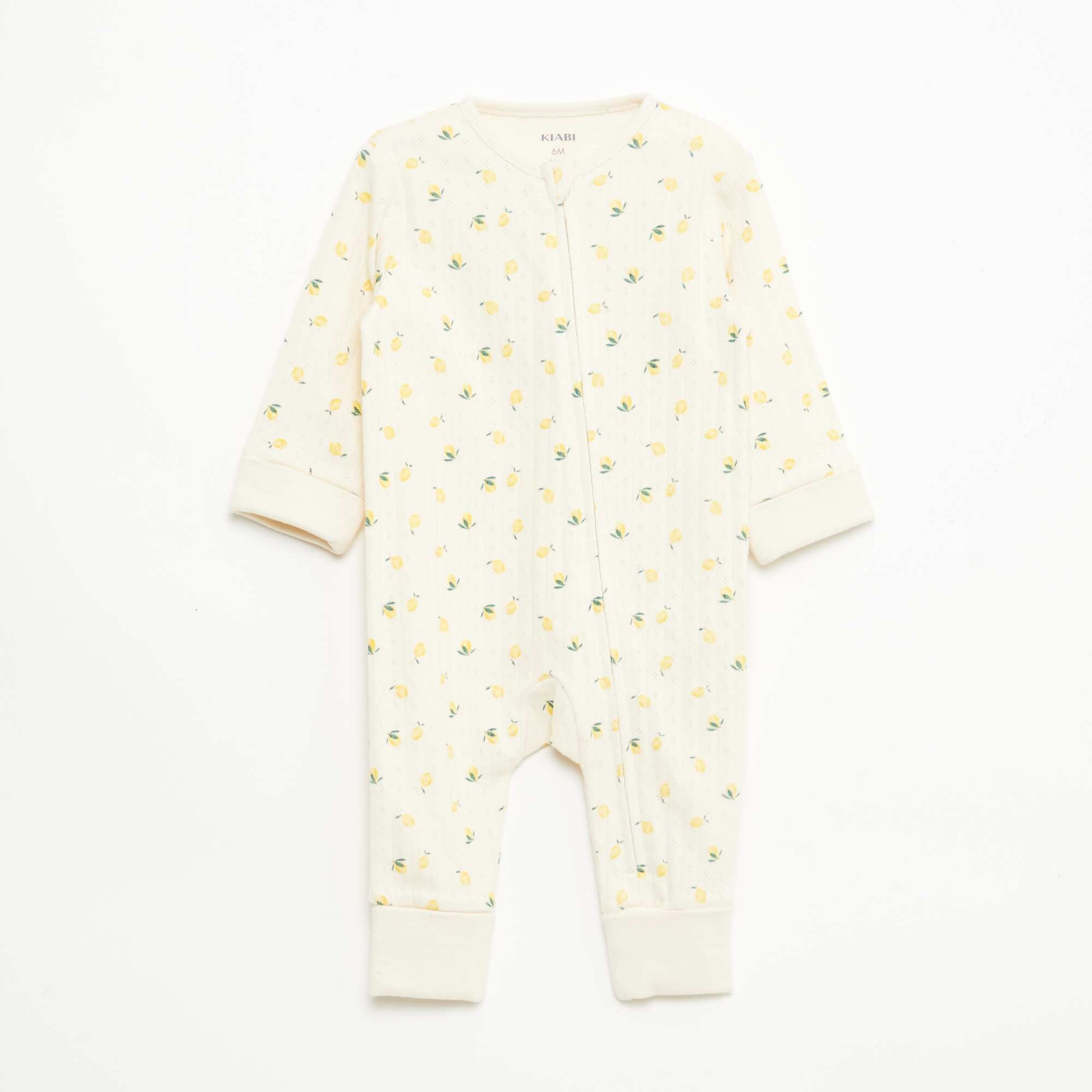 Evolutive Bodysuit + Ribbed Knit Sleepsuit Set YELLOW