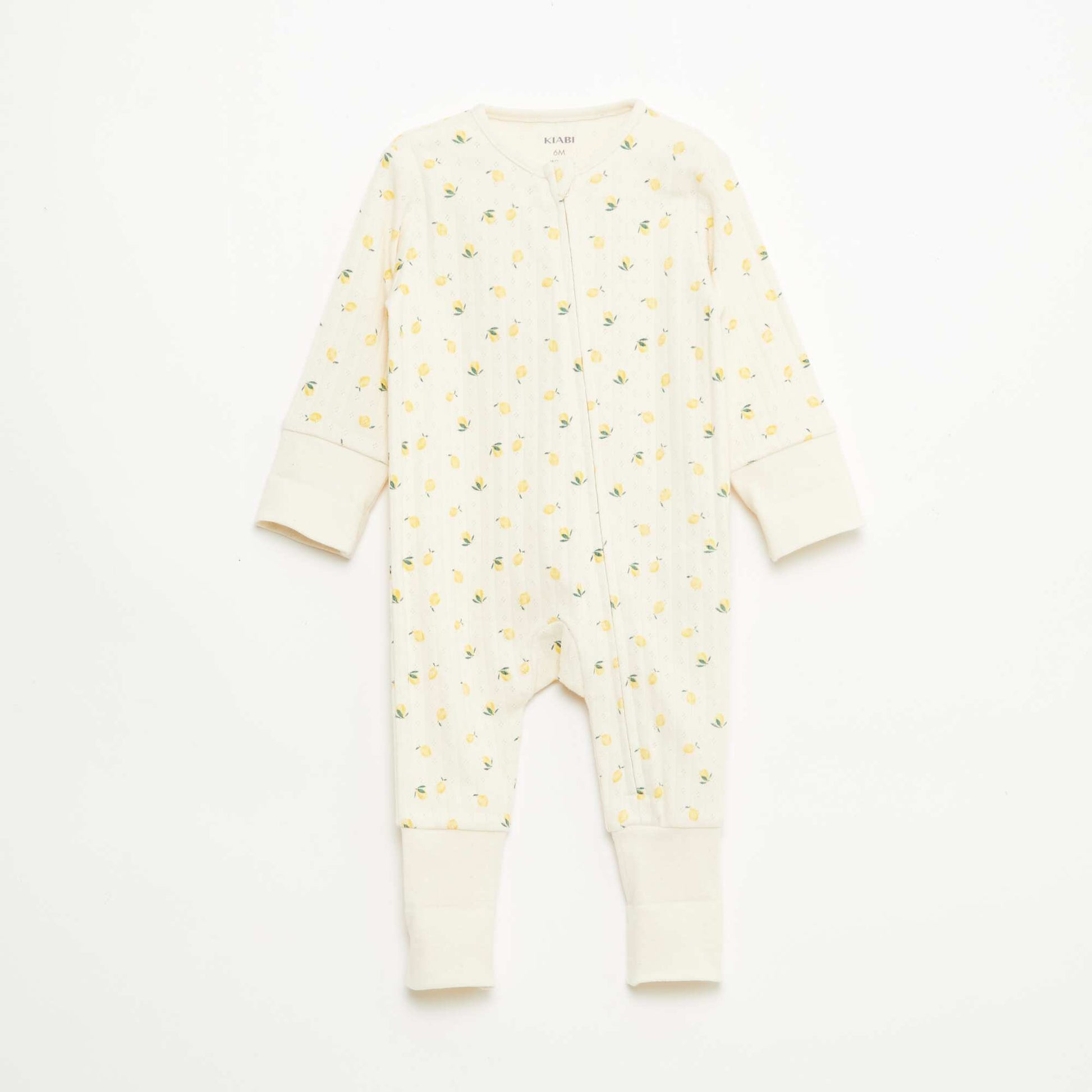 Evolutive Bodysuit + Ribbed Knit Sleepsuit Set YELLOW