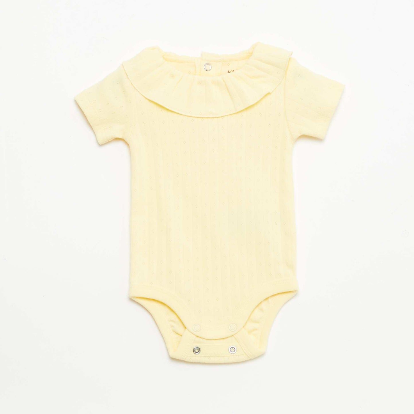 Evolutive Bodysuit + Ribbed Knit Sleepsuit Set YELLOW